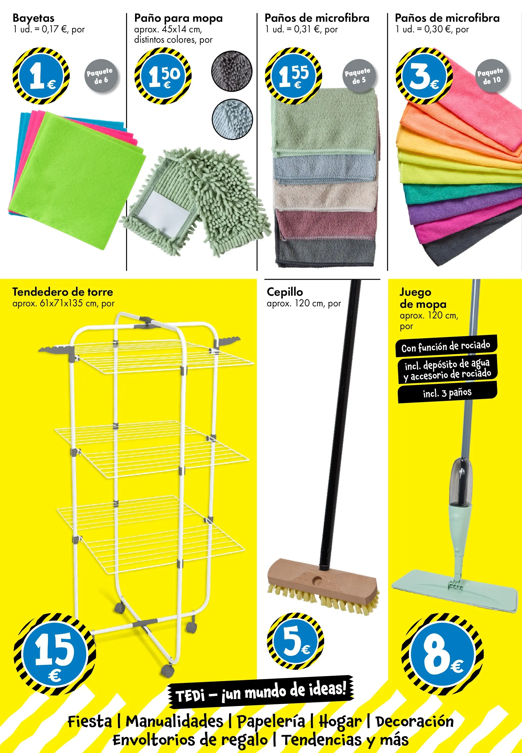 TEDi - TEDi catálogo hasta 07.02.2026 28/01/2026 - 07/02/2026 | Página: 18 | Productos: Cepillo, Tendedero