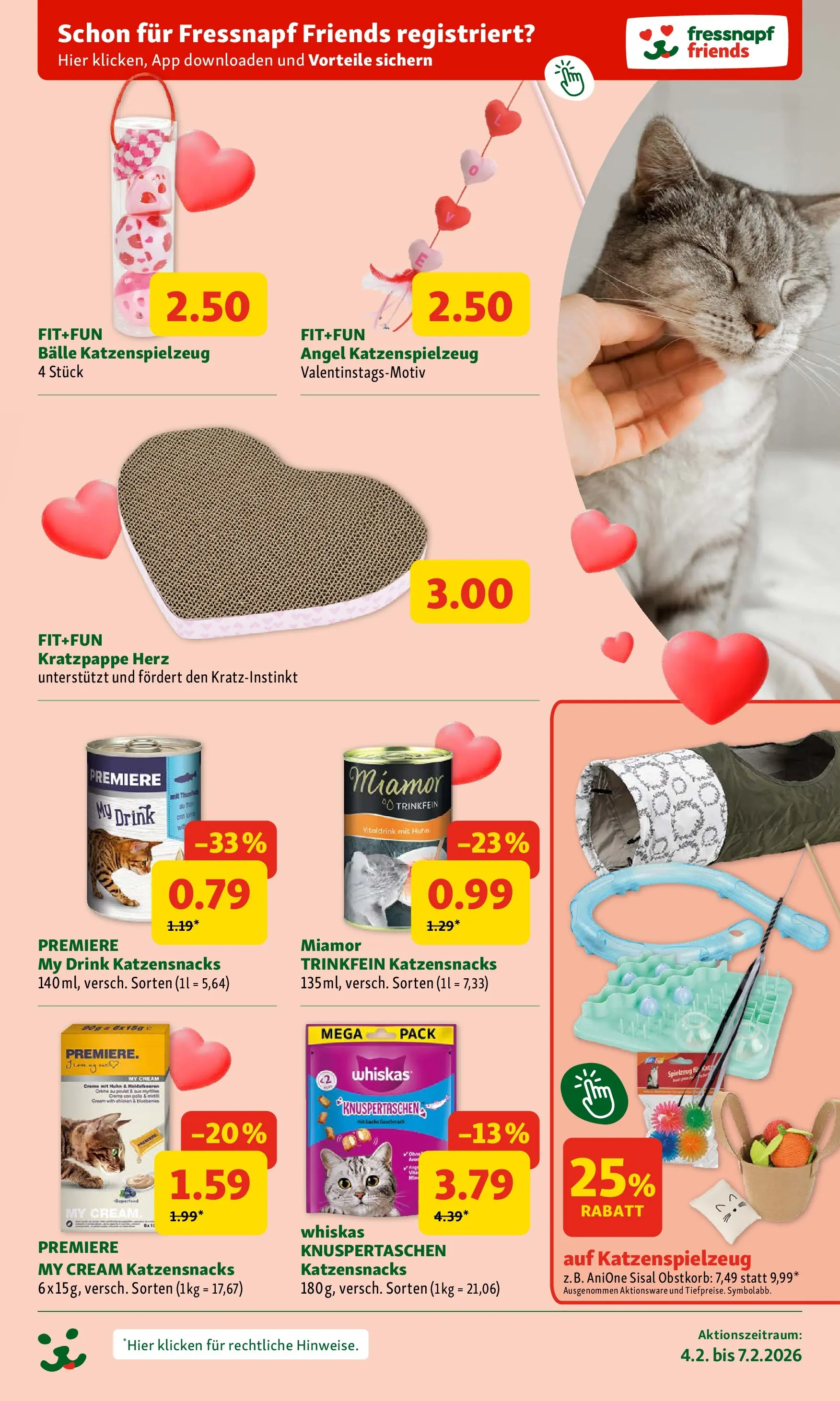 Fressnapf - Fressnapf Angebote 04.02. bis 07.02. von 03.02.2026 - Aktuelle Angebote | Seite: 3 | Produkte: Creme