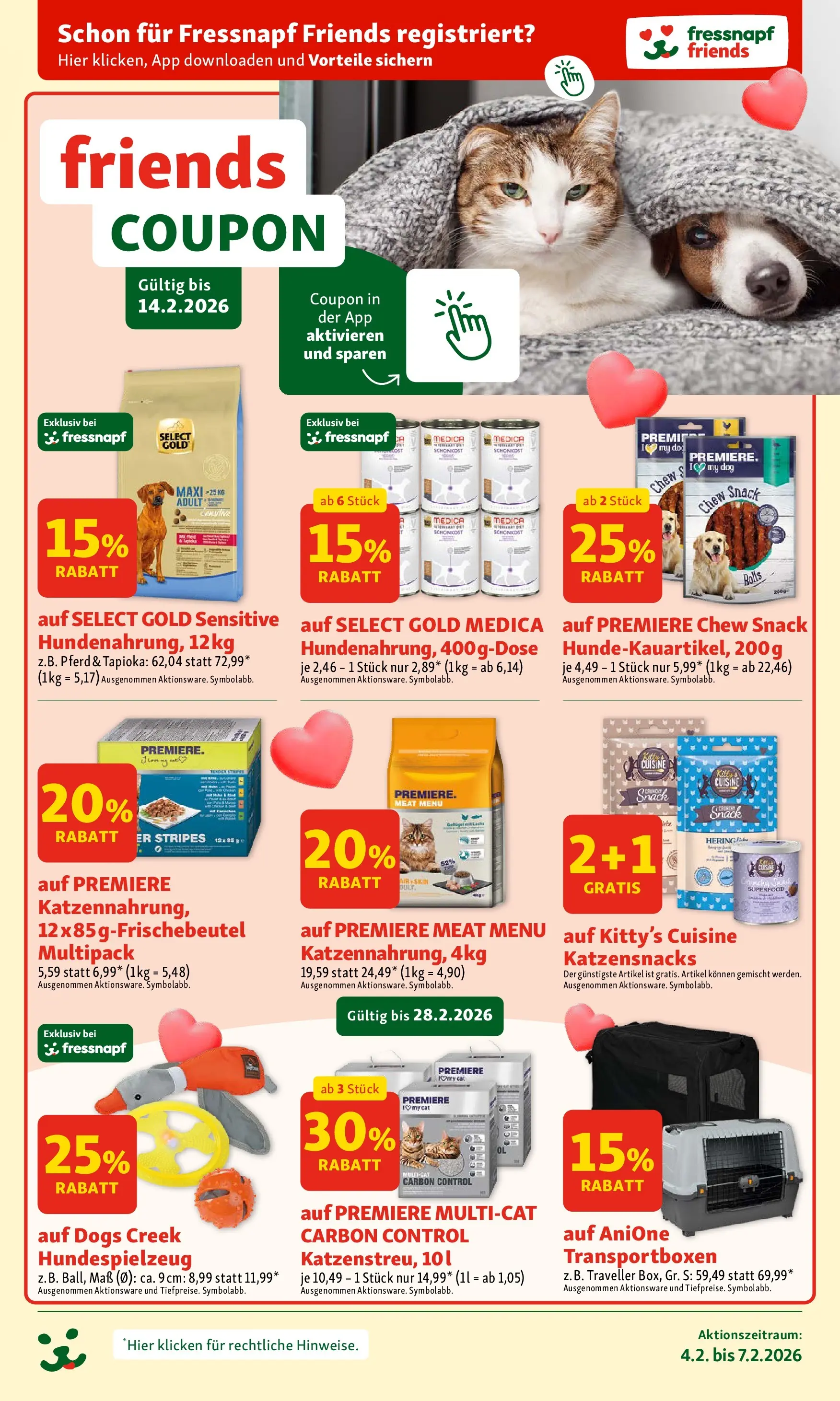 Fressnapf - Fressnapf Angebote 04.02. bis 07.02. von 03.02.2026 - Aktuelle Angebote | Seite: 7