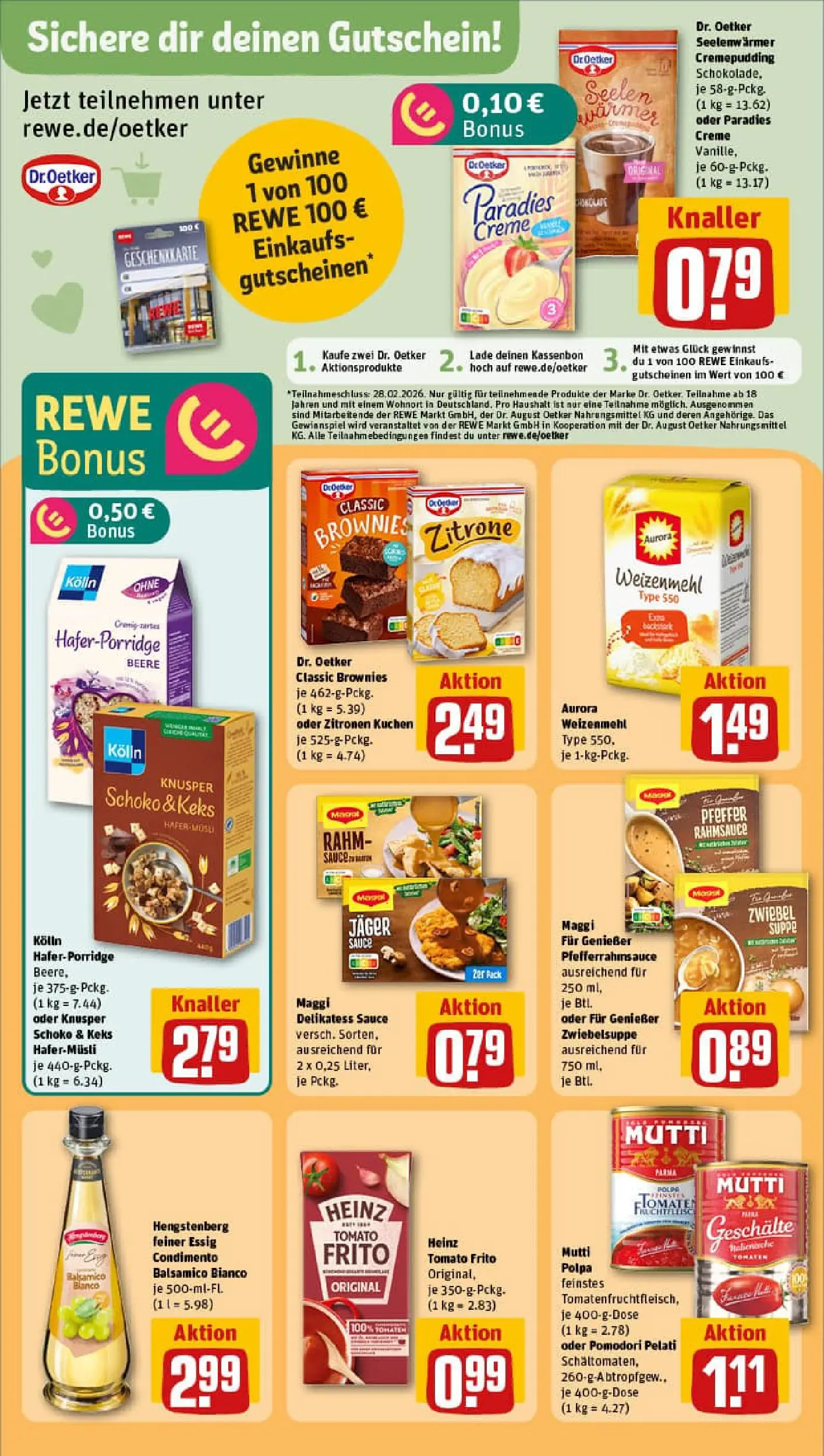 REWE Prospekt ab 02.02.2026 zum Blättern » Angebote | Seite: 26 | Produkte: Kolln, Balsamico, Weizenmehl, Zitrone