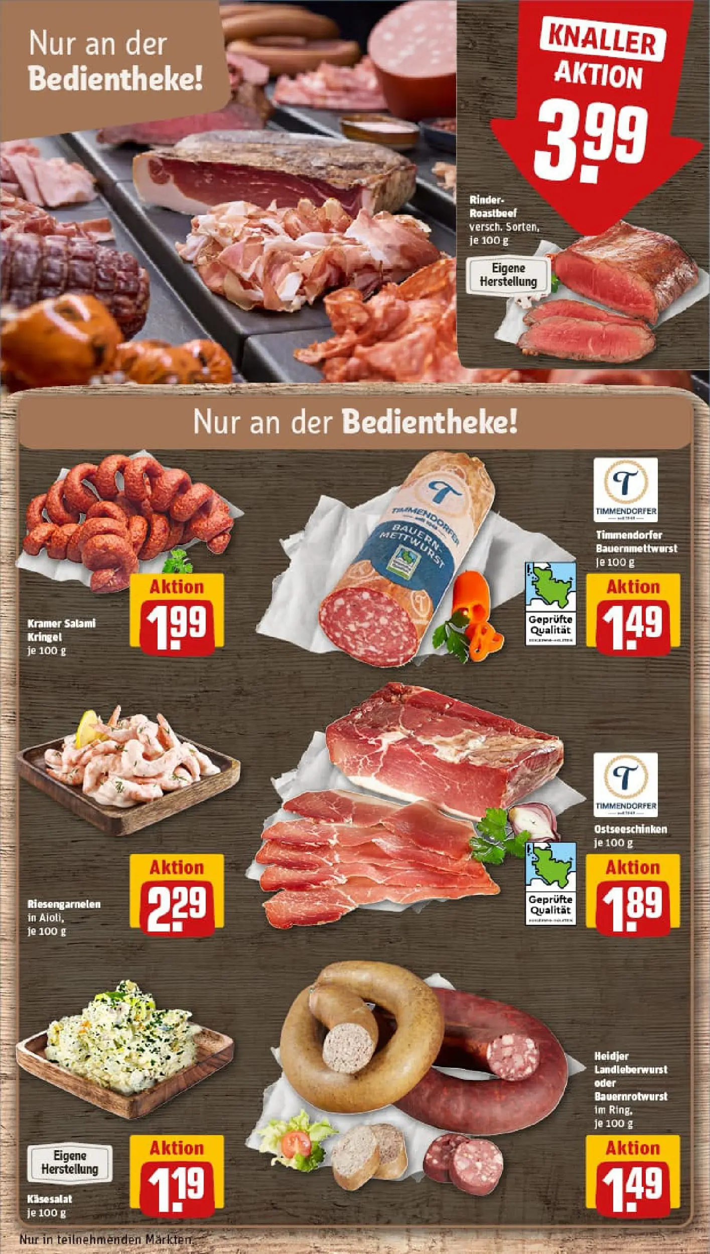 REWE Prospekt ab 02.02.2026 zum Blättern » Angebote | Seite: 13 | Produkte: Roastbeef, Salami
