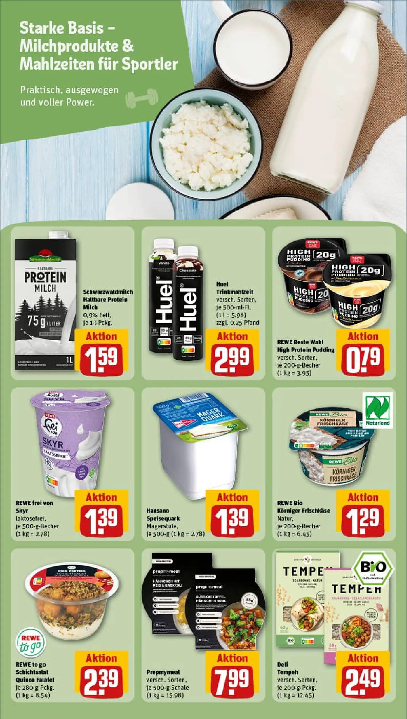 REWE Prospekt ab 02.02.2026 zum Blättern » Angebote | Seite: 22 | Produkte: Milch, Skyr, Speisequark, Frischkase