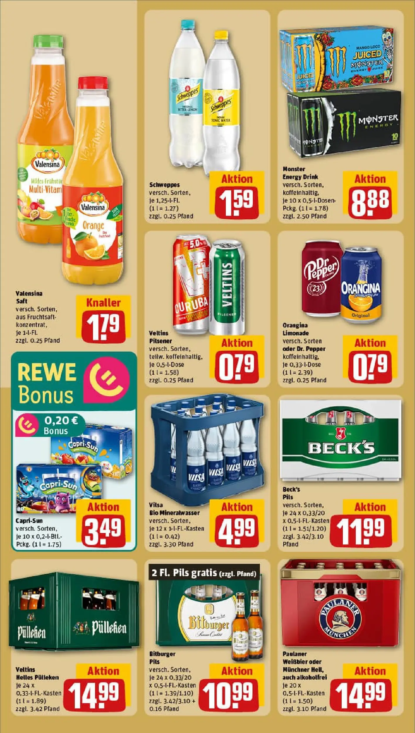 REWE Prospekt ab 02.02.2026 zum Blättern » Angebote | Seite: 24 | Produkte: Bitburger, Weißbier, Pils, Monster