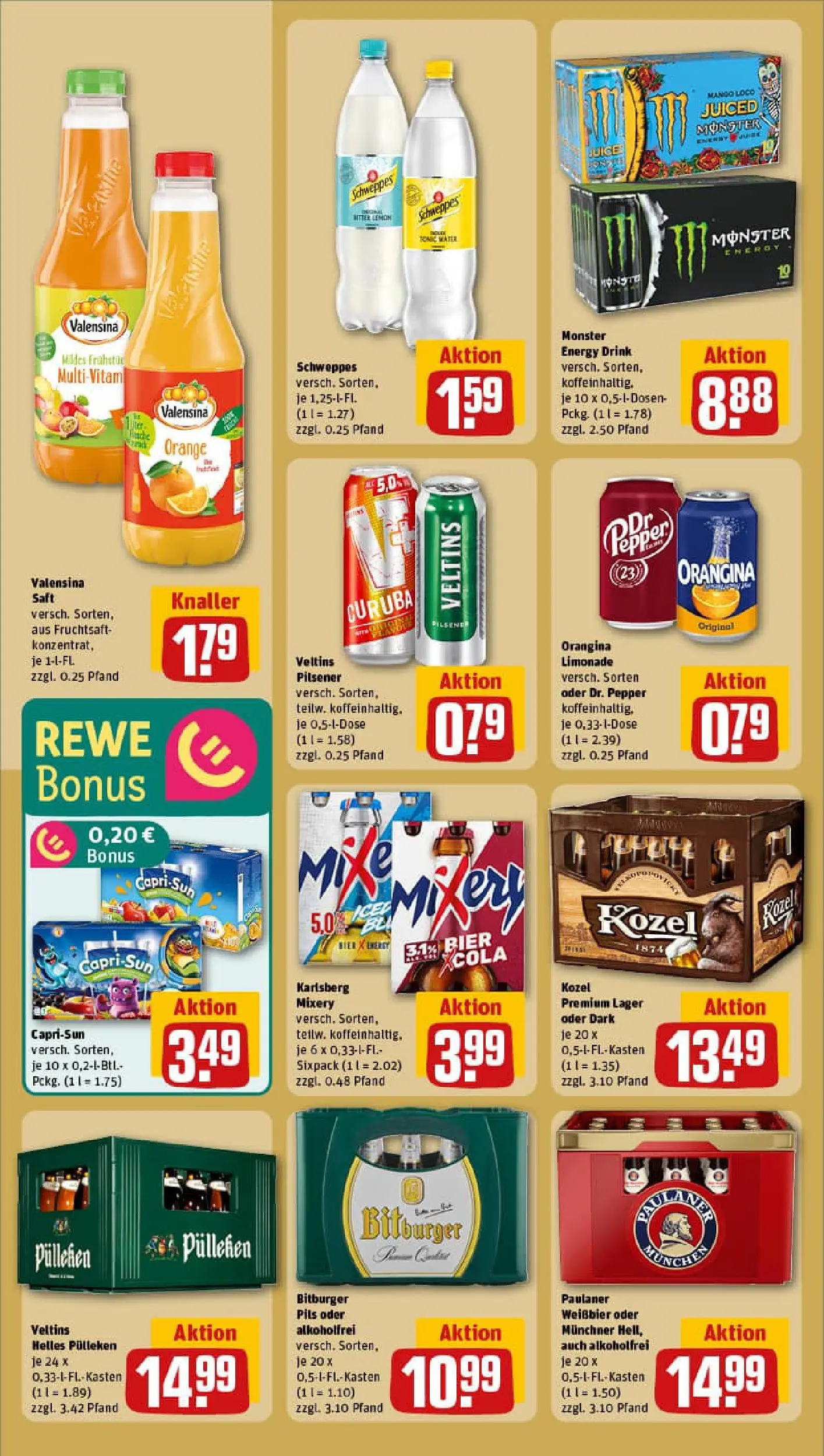 REWE Prospekt ab 02.02.2026 zum Blättern » Angebote | Seite: 26 | Produkte: Bier, Weißbier, Pils, Monster
