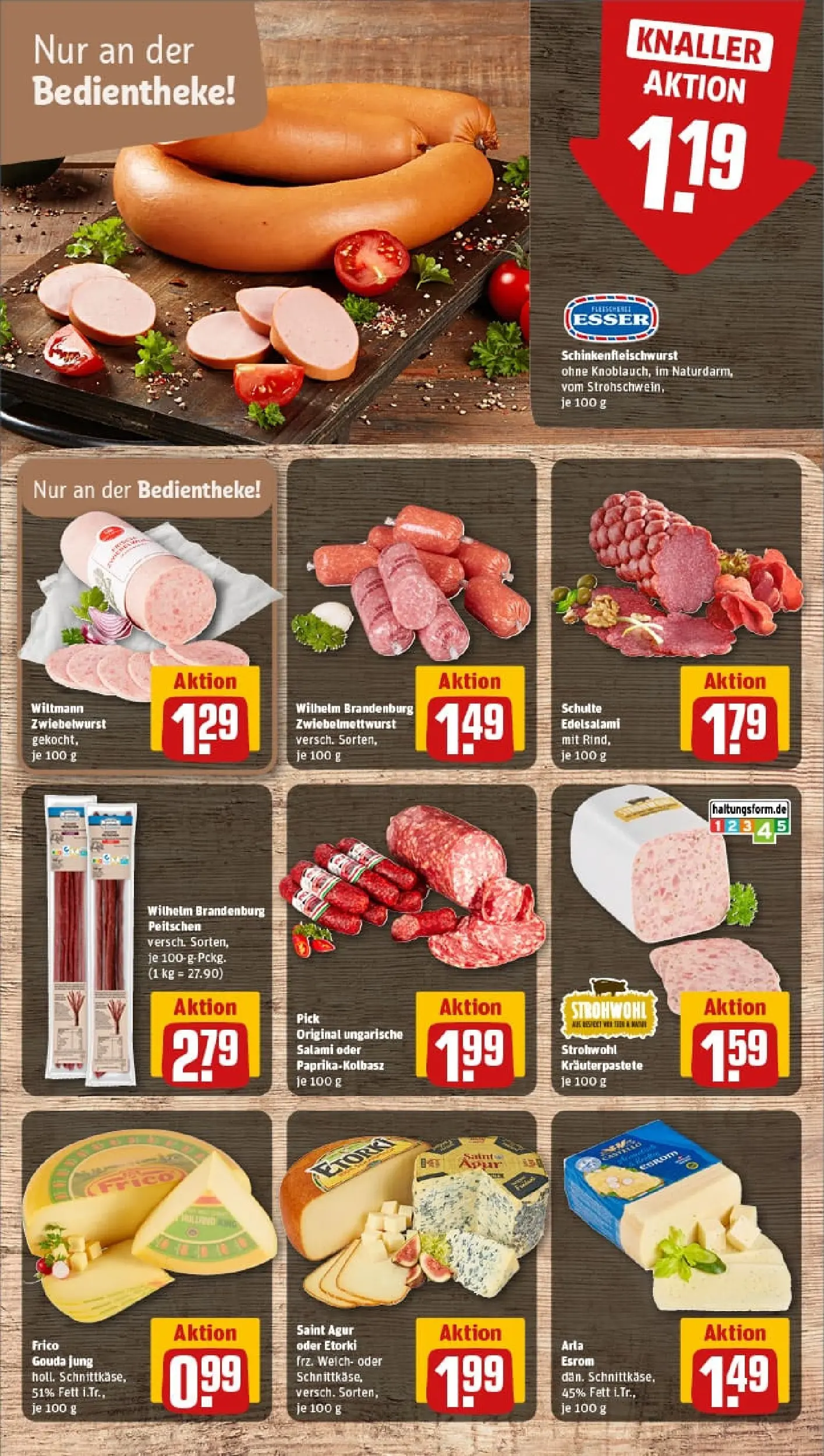REWE Prospekt ab 01.02.2026 zum Blättern » Angebote | Seite: 11 | Produkte: Gouda, Salami