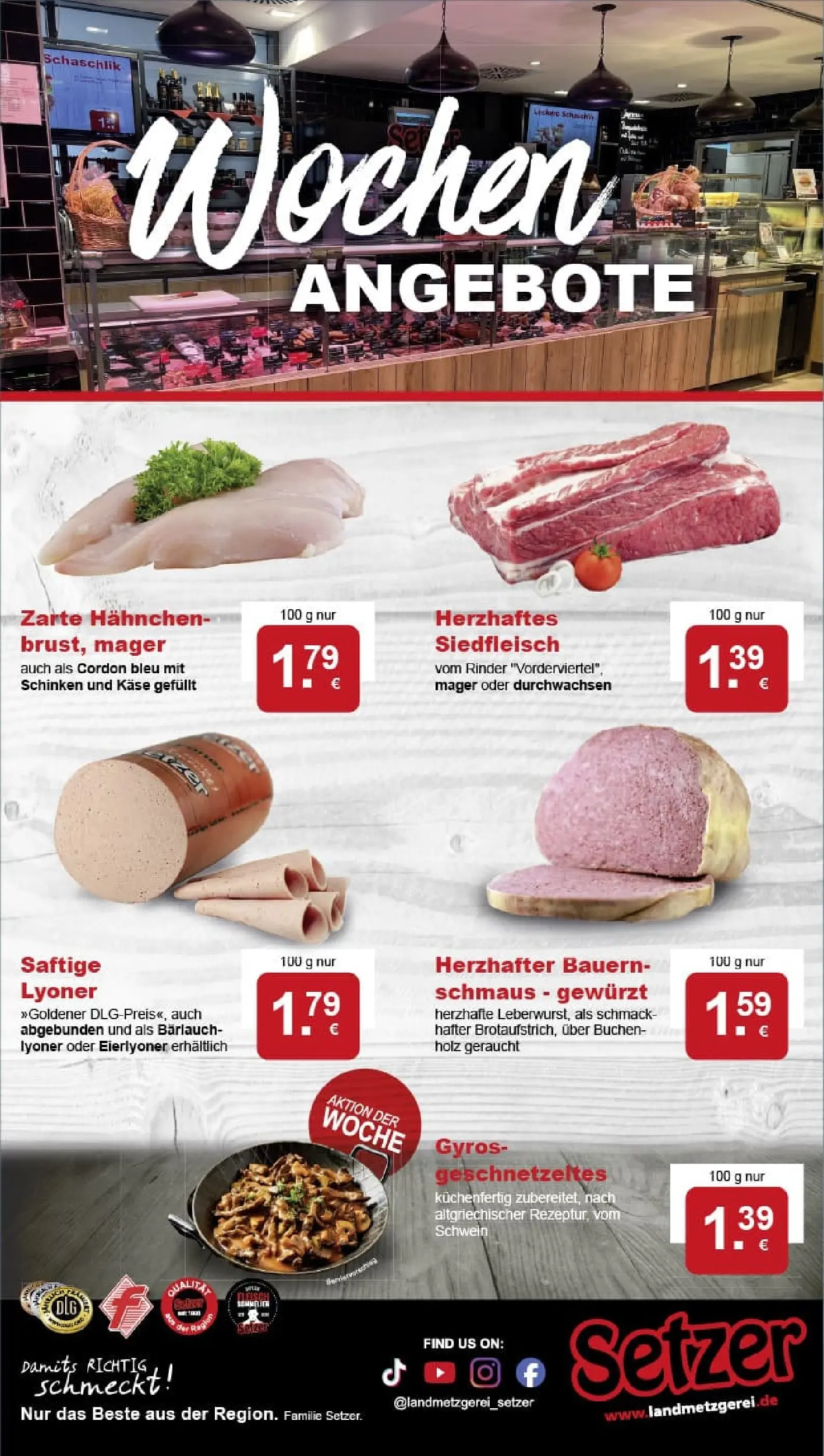 REWE Prospekt ab 01.02.2026 zum Blättern » Angebote | Seite: 12 | Produkte: Hahnchen, Käse, Gyros, Schinken