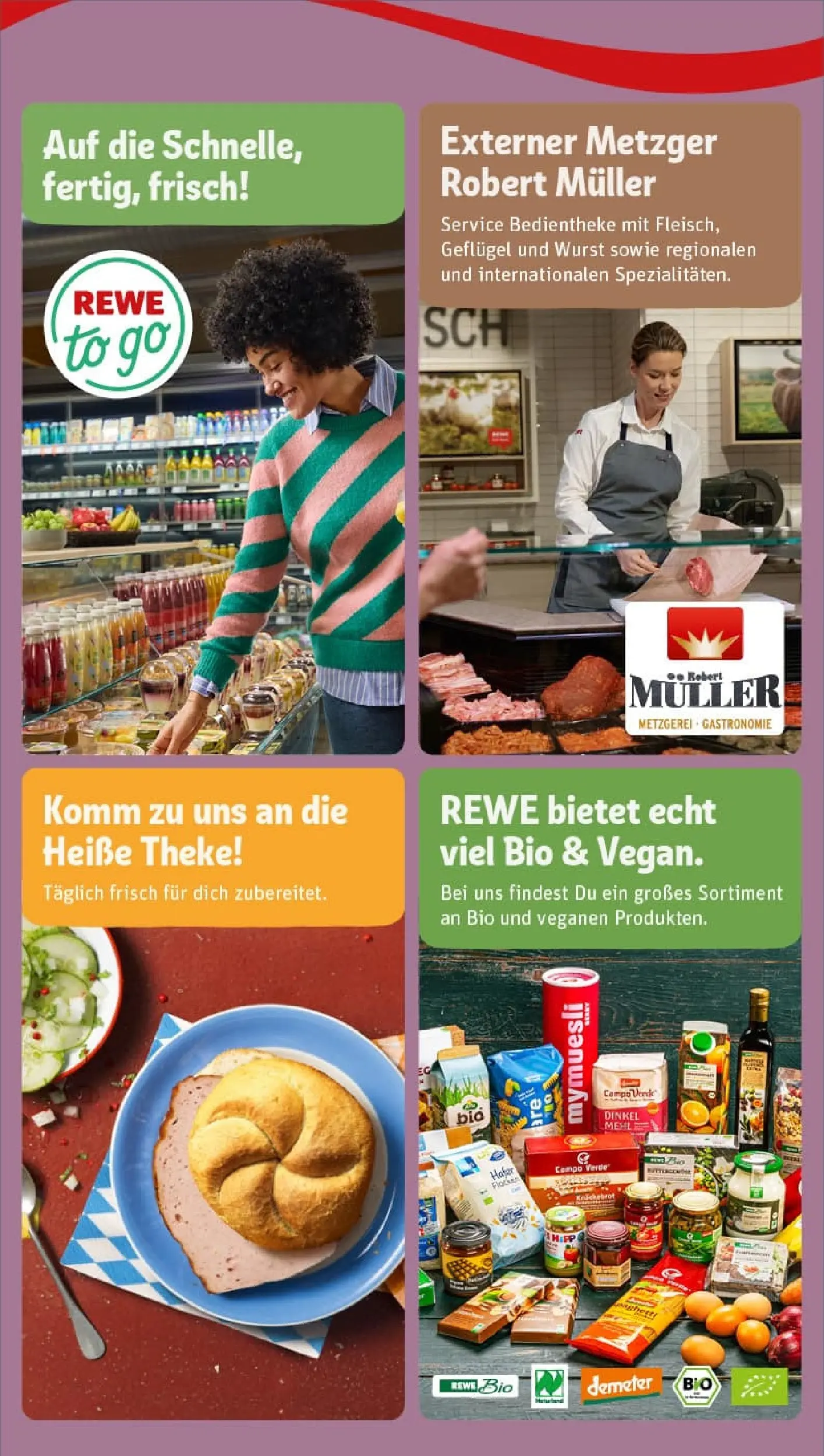 REWE Prospekt ab 02.02.2026 zum Blättern » Angebote | Seite: 4 | Produkte: Mehl, Theke, Wurst