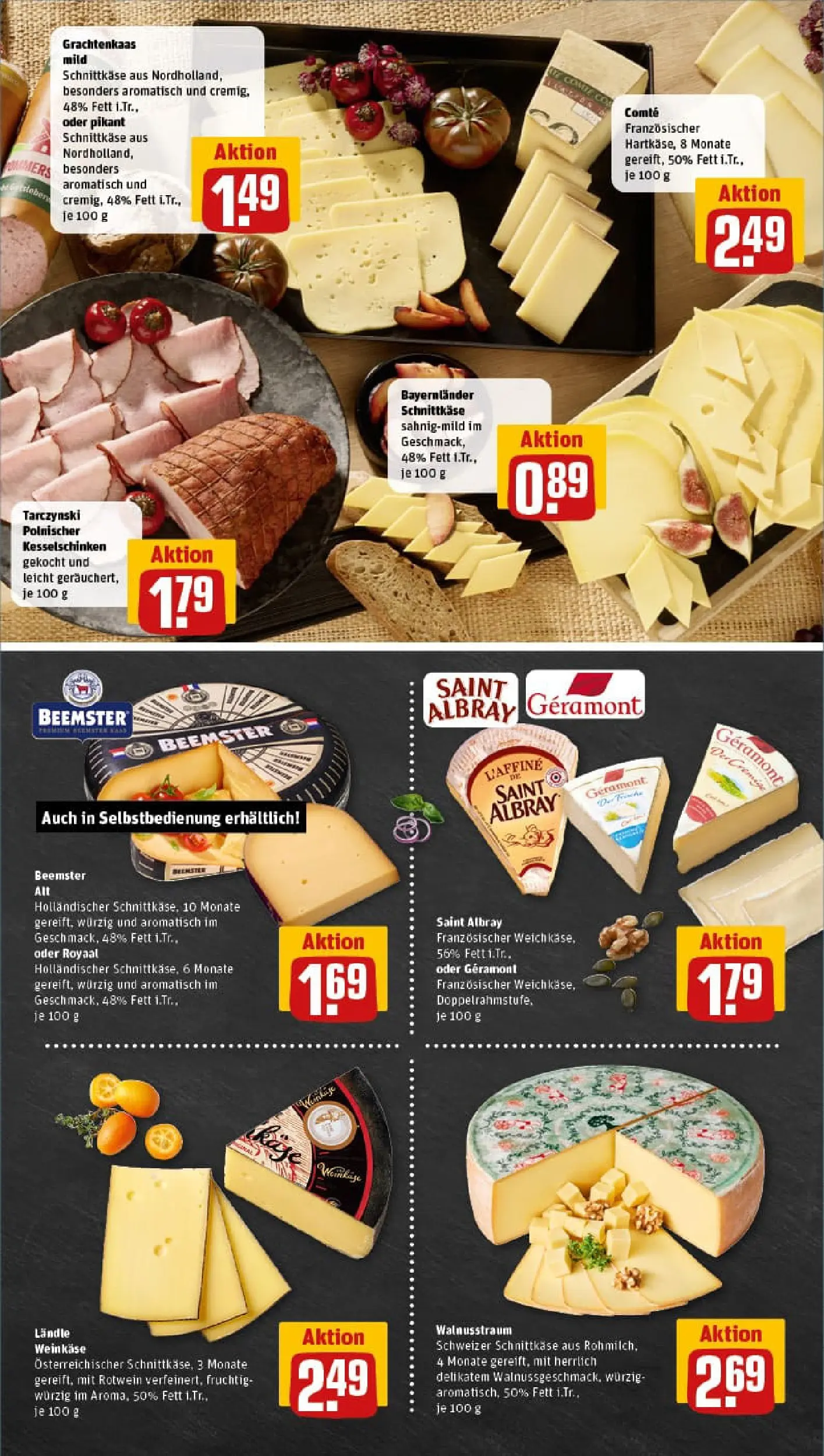 REWE Prospekt ab 02.02.2026 zum Blättern » Angebote | Seite: 9 | Produkte: Geramont, Käse, Rotwein, Wein