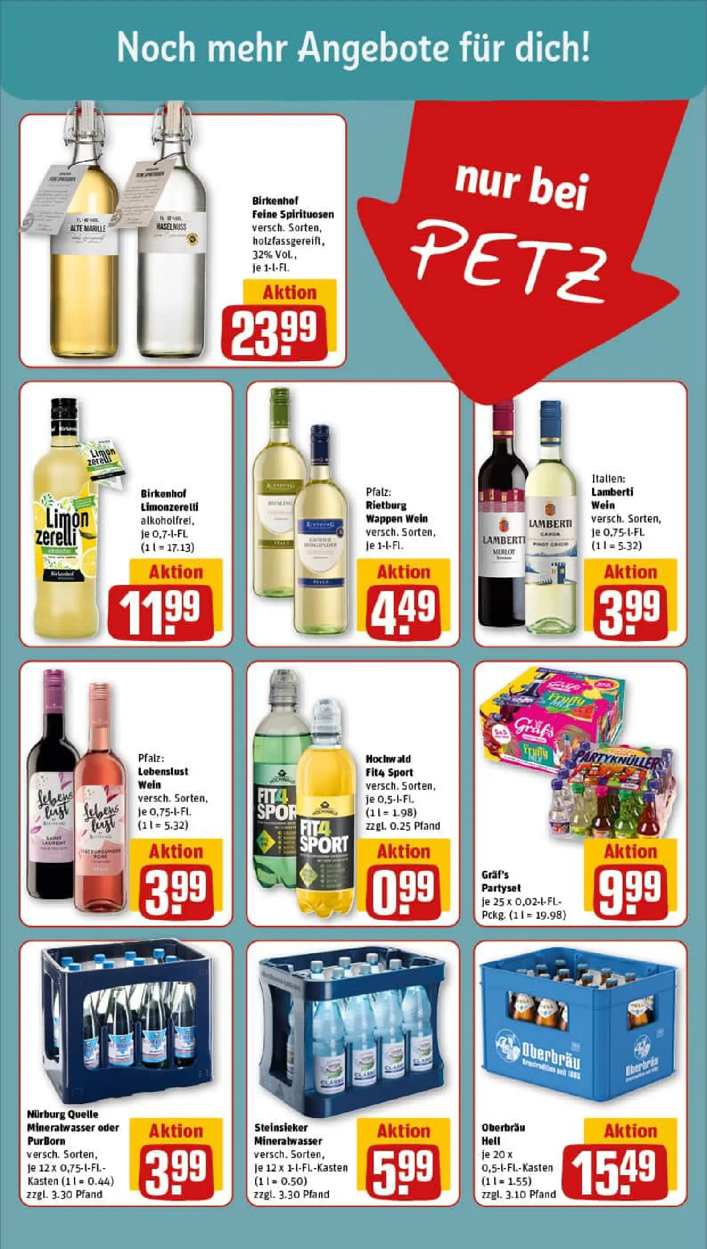 REWE Prospekt ab 02.02.2026 zum Blättern » Angebote | Seite: 17 | Produkte: Mineralwasser, Wein