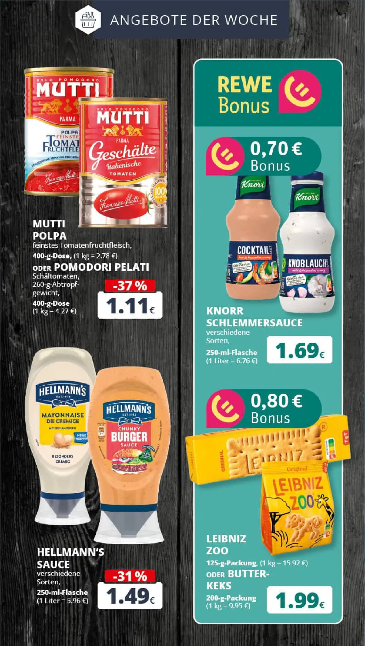 REWE Prospekt ab 01.02.2026 zum Blättern » Angebote | Seite: 4 | Produkte: Butter, Tomaten, Knorr, Mayonnaise