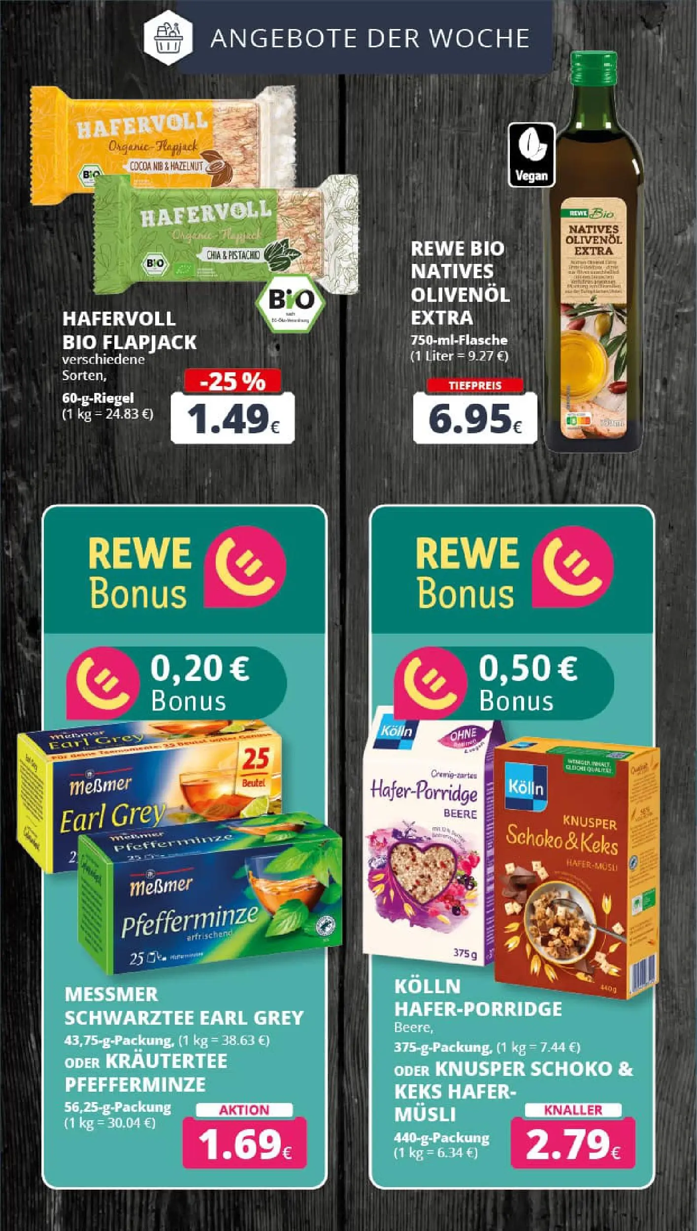 REWE Prospekt ab 01.02.2026 zum Blättern » Angebote | Seite: 5 | Produkte: Musli, Kolln, Messmer, Olivenol