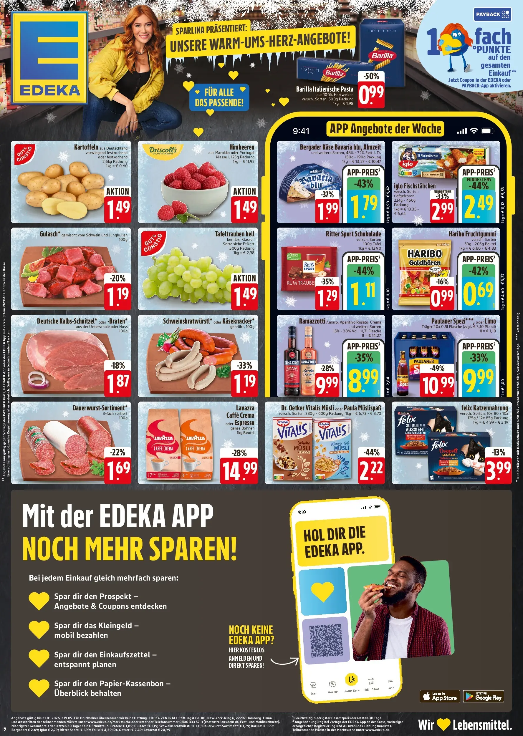 Edeka prospekt Vilsbiburg	 (ab 28.01.2026) » Angebote Online | Seite: 1 | Produkte: Haribo, Pasta, Ramazzotti, Paulaner