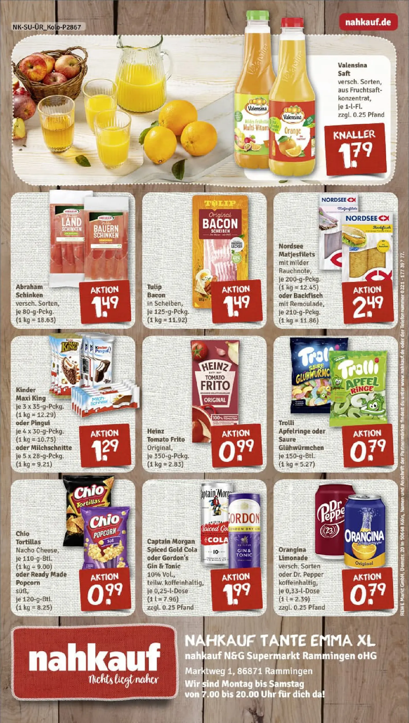 REWE Prospekt ab 02.02.2026 zum Blättern » Angebote | Seite: 8 | Produkte: Cola, Captain morgan, Chio tortillas, Saft
