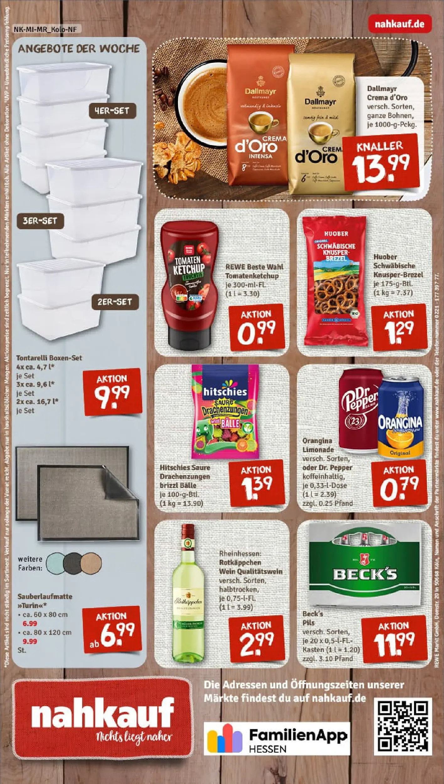 REWE Prospekt ab 01.02.2026 zum Blättern » Angebote | Seite: 8 | Produkte: Pils, Limonade, Dallmayr, Ketchup