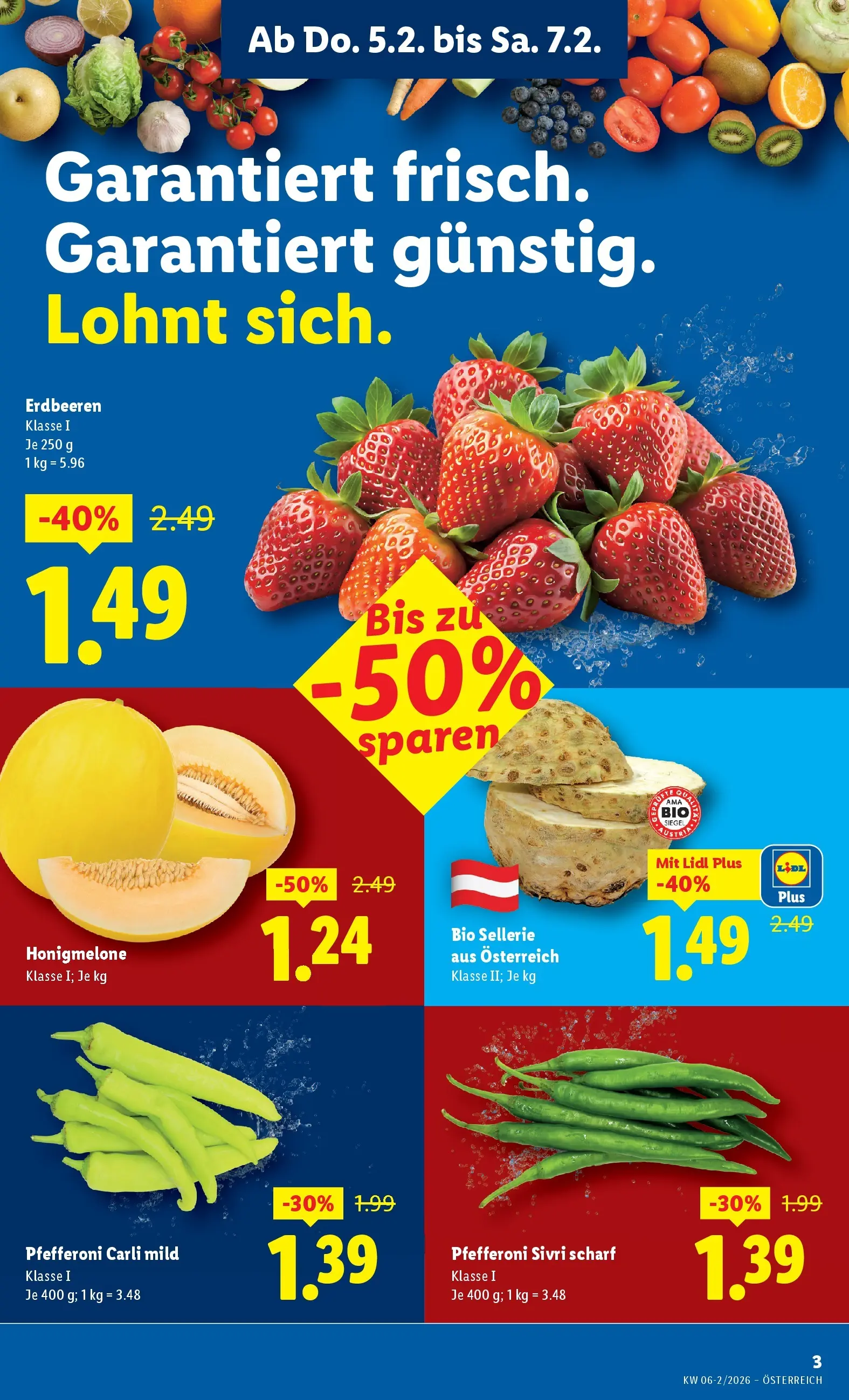 Lidl - Lidl ab 04.02.2026 - Angebote ab donnerstag | Seite: 5 | Produkte: Erdbeeren