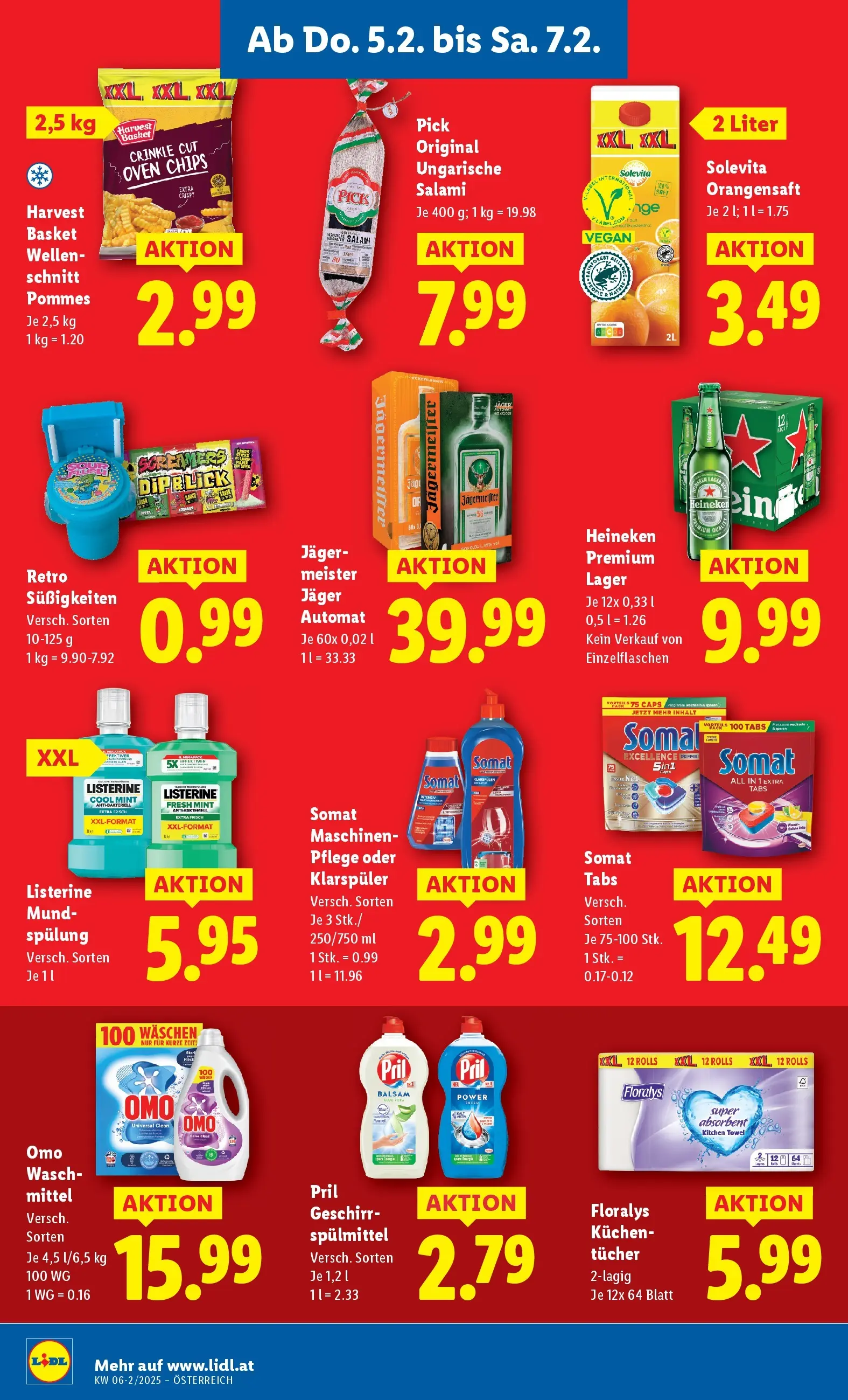 Lidl - Lidl ab 04.02.2026 - Angebote ab donnerstag | Seite: 12 | Produkte: Süßigkeiten, Klarspüler, Chips, Spülung