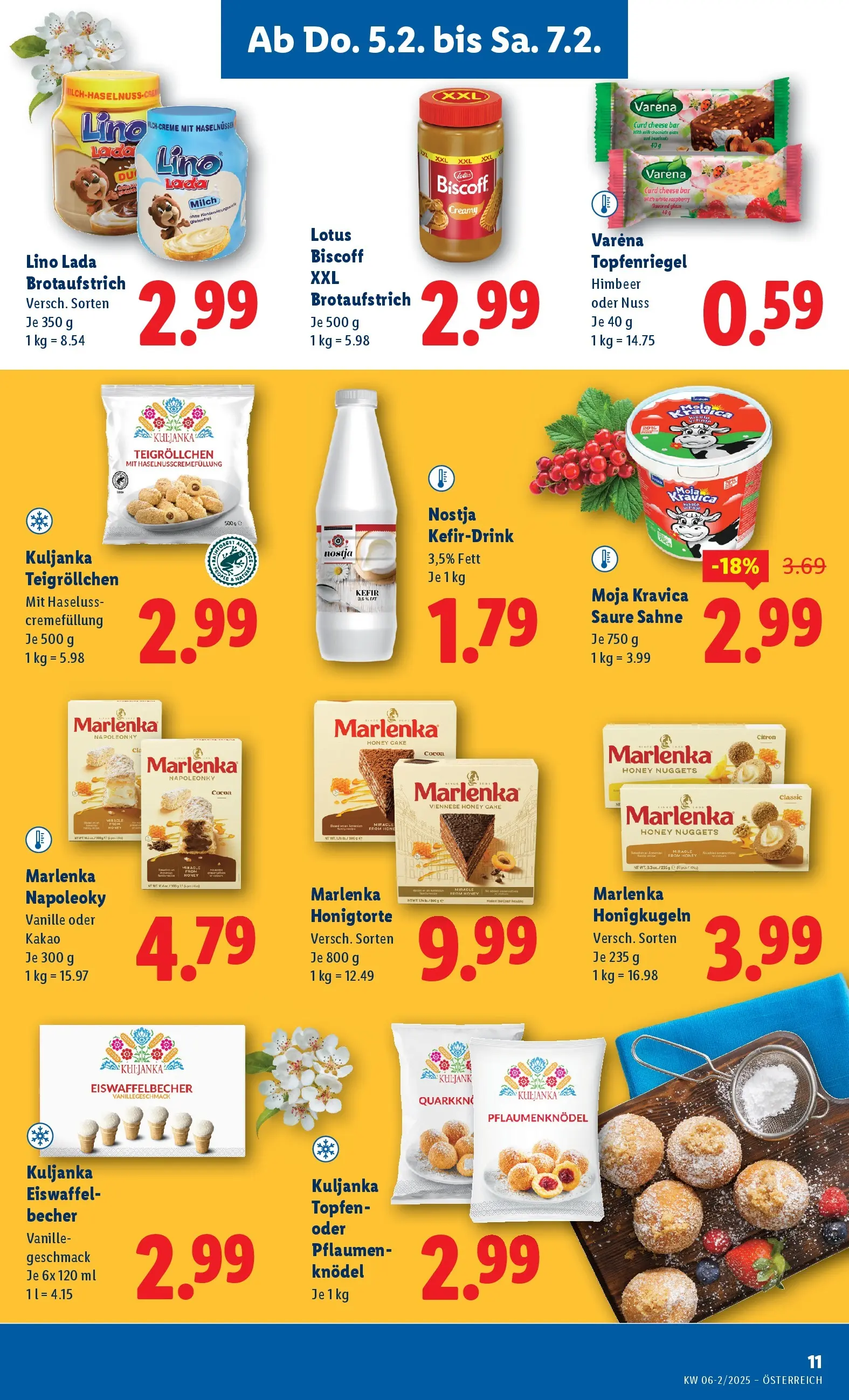 Lidl - Lidl ab 04.02.2026 - Angebote ab donnerstag | Seite: 15 | Produkte: Sahne, Milch