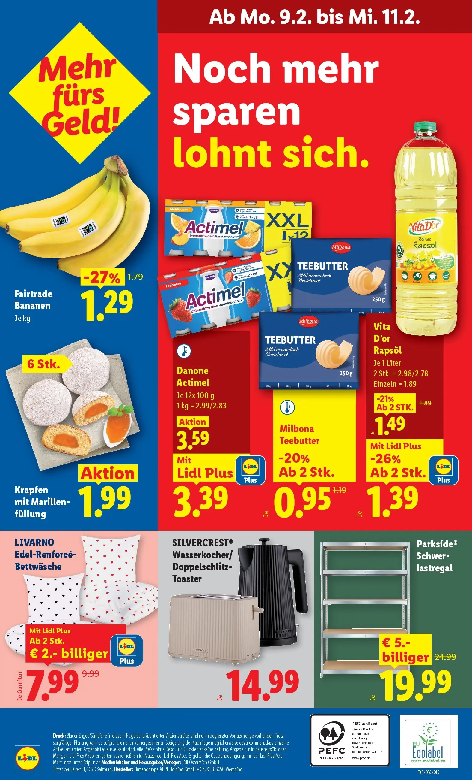 Lidl - Lidl ab 04.02.2026 - Angebote ab donnerstag | Seite: 46 | Produkte: Wasserkocher, Toaster, Bananen