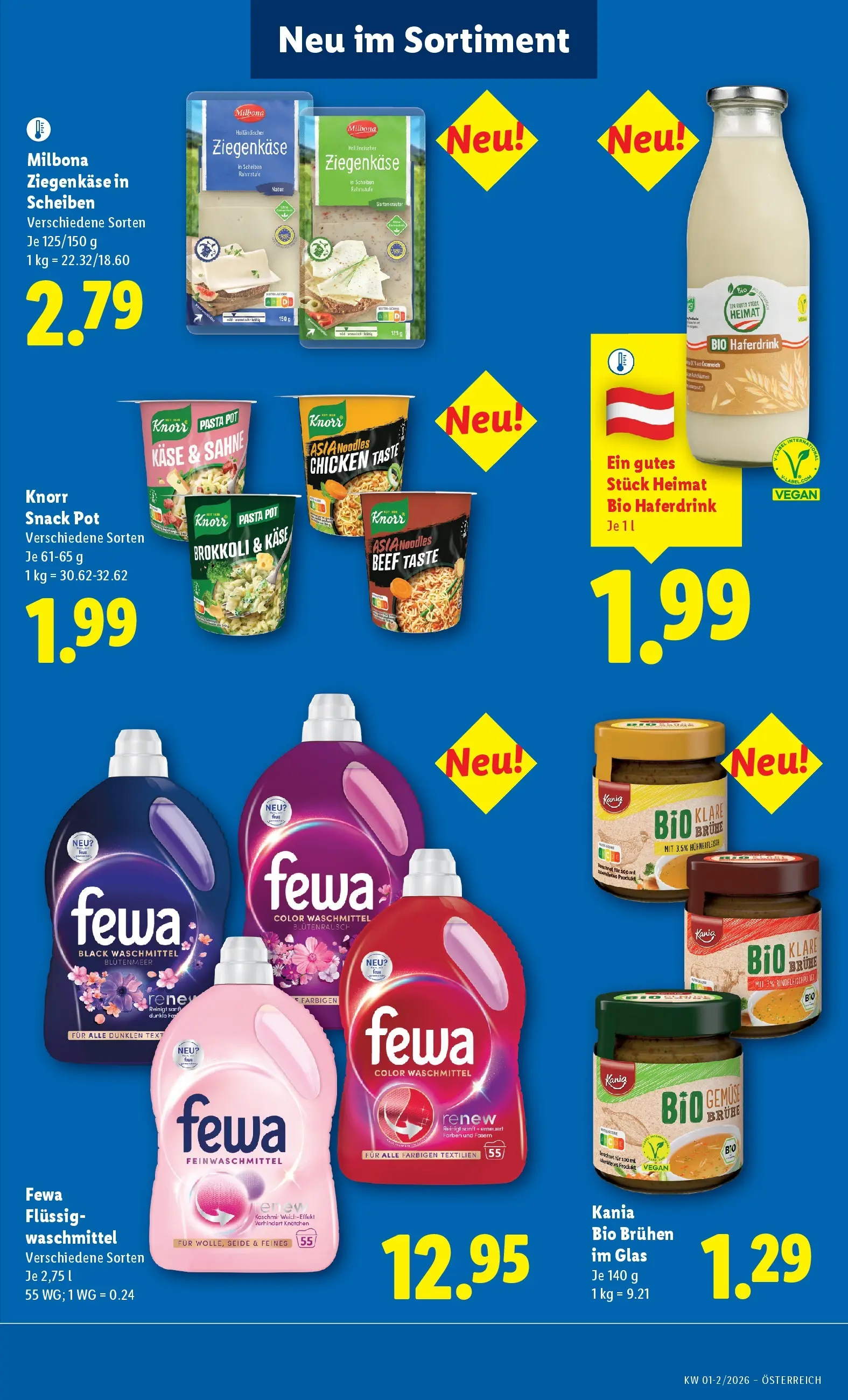 Lidl - Lidl ab 04.02.2026 - Angebote ab donnerstag | Seite: 48 | Produkte: Pasta, Sahne, Käse, Hühnerfleisch
