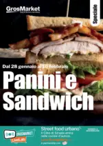 GrosMarket Panini e Sandwich - al 10.02.2026