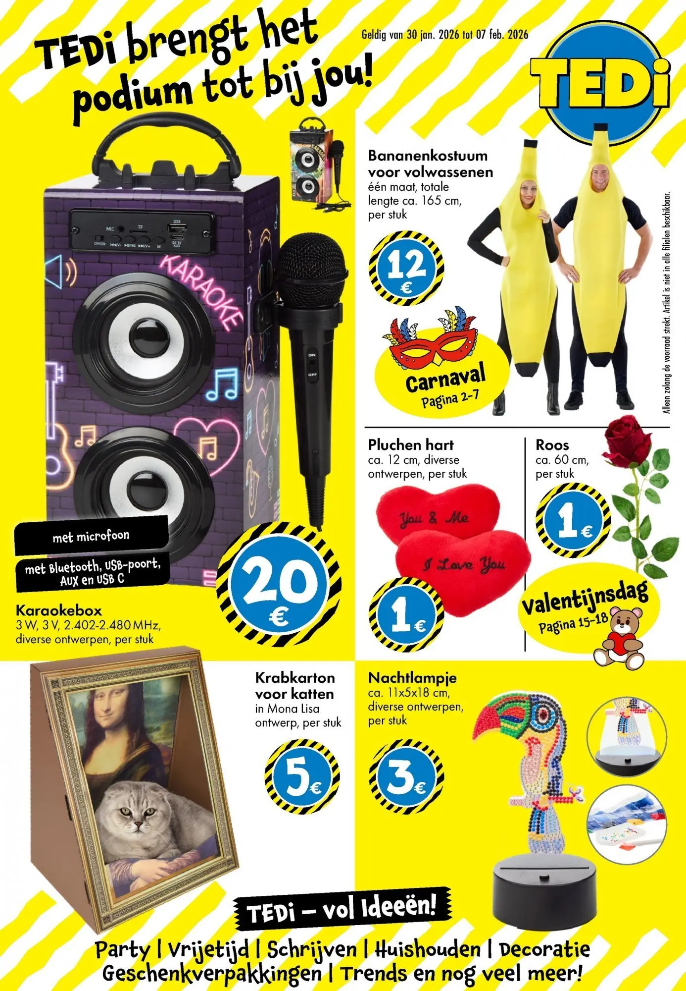 TEDi - TEDi folder tot 07.02.2026 vanaf 28/01/2026 | Pagina: 1 | Producten: Microfoon, Usb