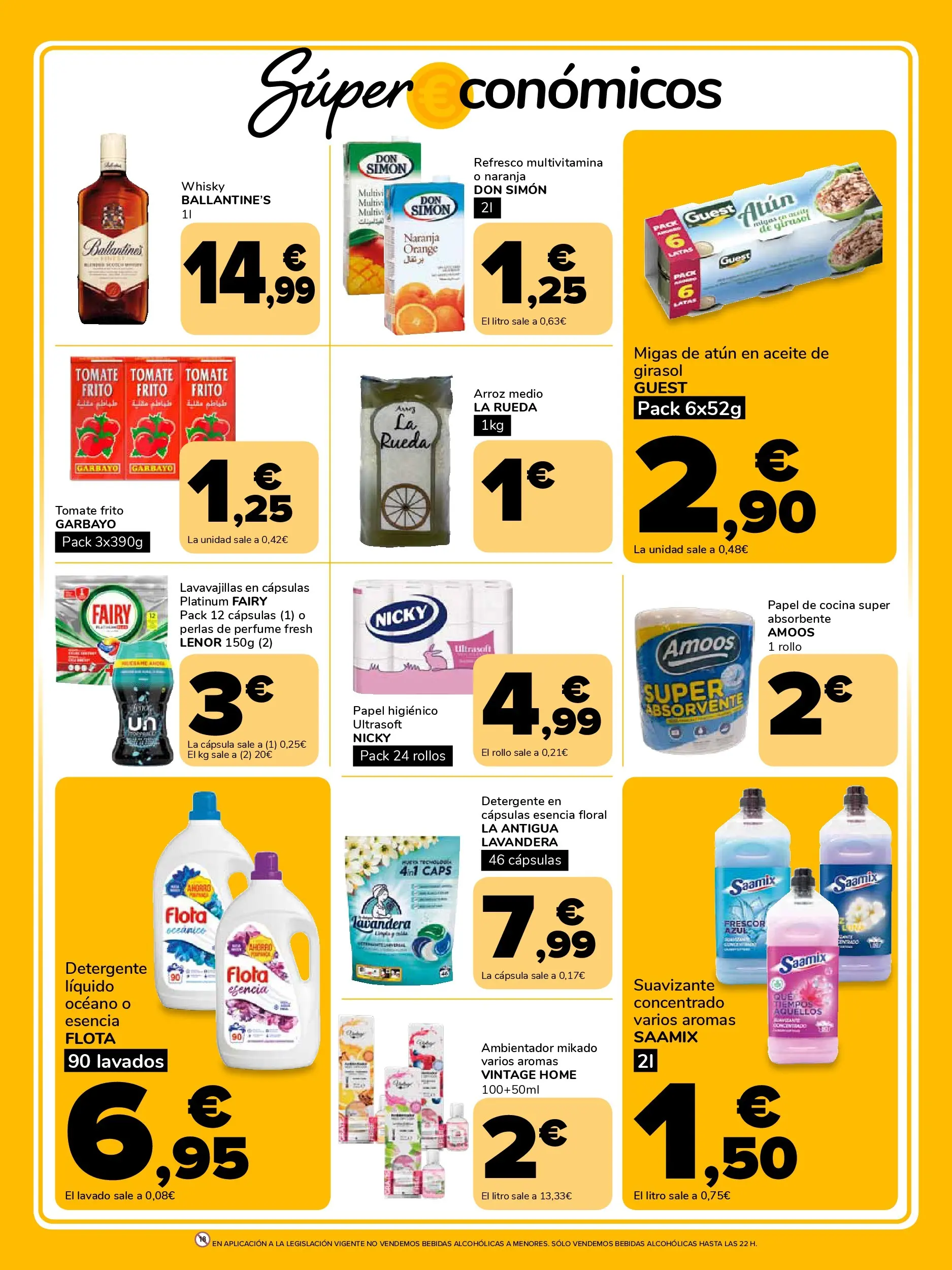 Supeco folleto 28/01/2026 - 11/02/2026 | Página: 3 | Productos: Aceite, Arroz, Suavizante, Lavavajillas