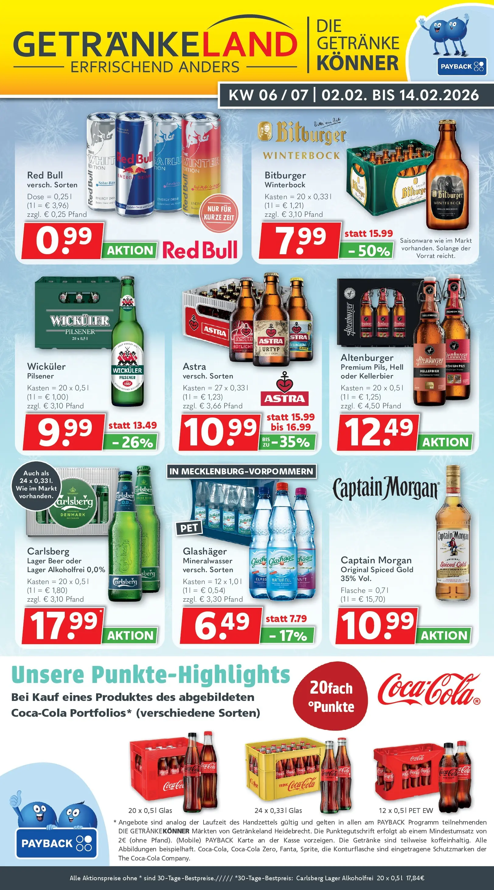 Getränkeland - Getränkeland: Getränkeangebote (ab 01.02.2026) zum Blättern | Seite: 1