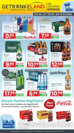 Getränkeland - Getränkeland: Getränkeangebote ab 02.02.2026 gültig
