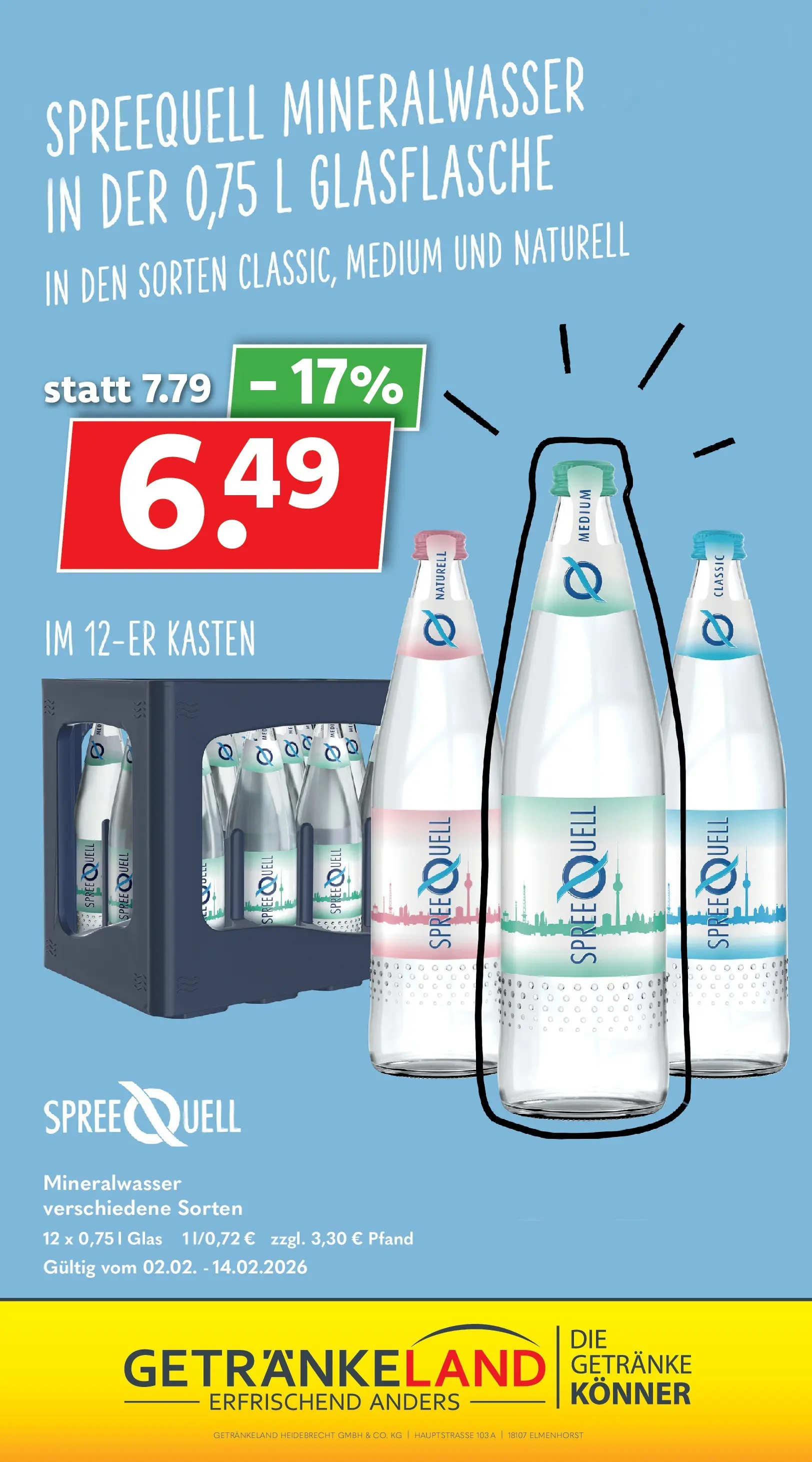 Getränkeland - Getränkeland: Getränkeangebote (ab 01.02.2026) zum Blättern | Seite: 7