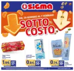 Sigma Sottocosto, Sigma - al 07.02.2026