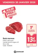 Promocash PROMO boule macreuse - au 30.01.2026