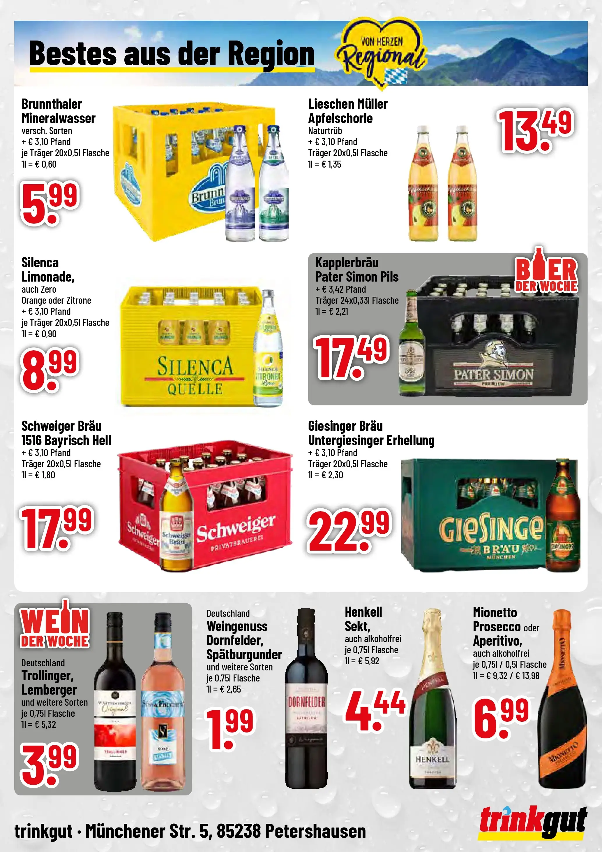 Trinkgut - trinkgut: Wochenangebote (ab 02.02.2026) » Angebote online | Seite: 4 | Produkte: Pils, Prosecco, Zitrone, Wein