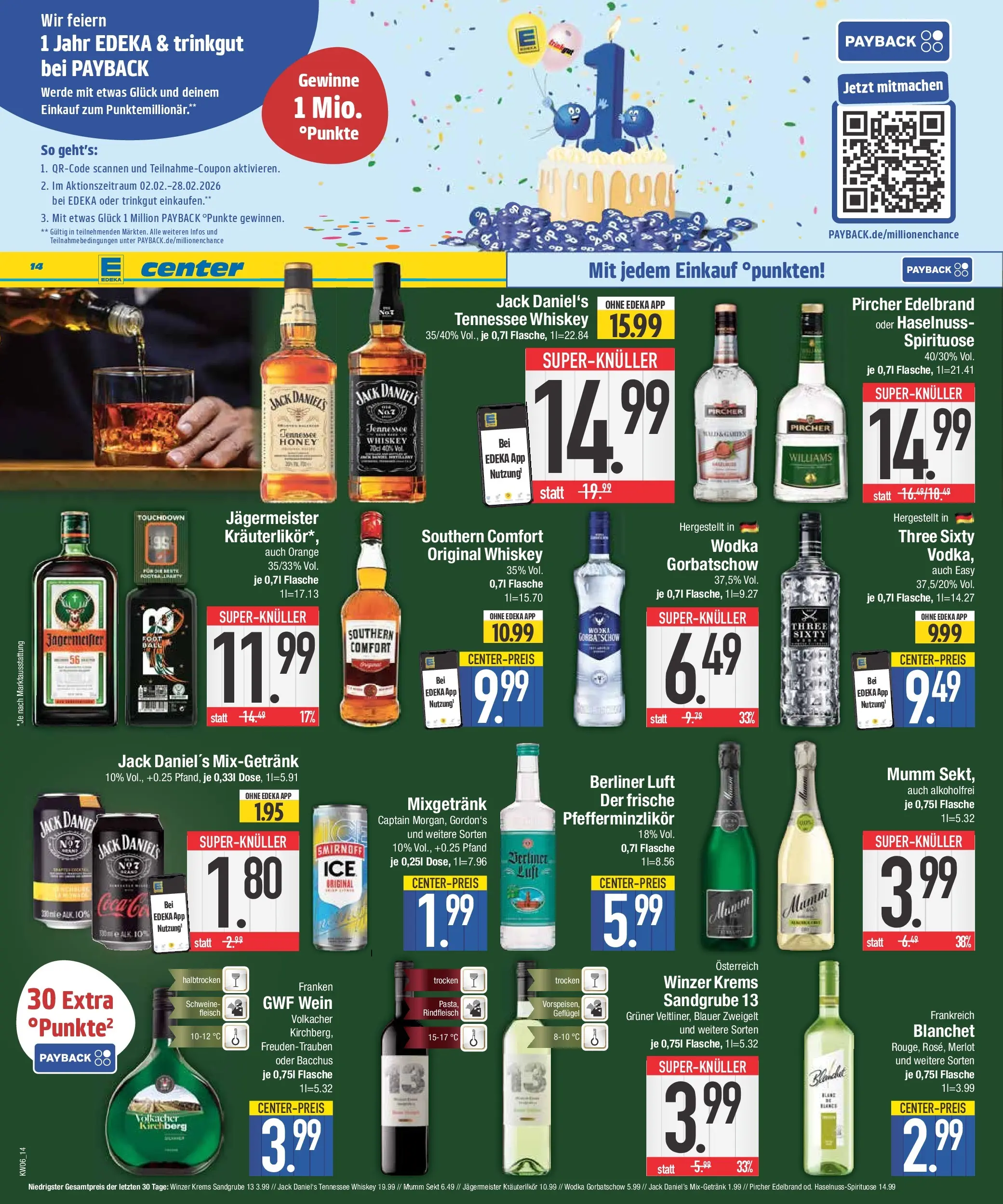 Edeka prospekt Bad Reichenhall	 (ab 01.02.2026) » Angebote Online | Seite: 14