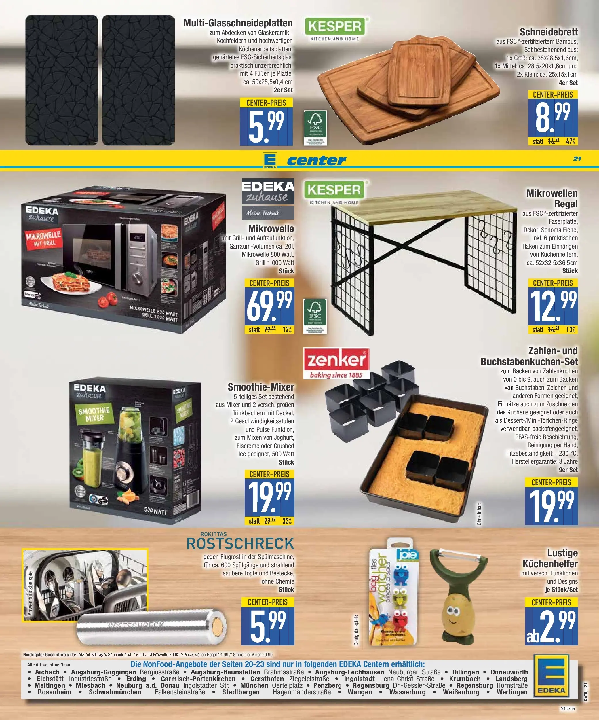 Edeka prospekt Krumbach	 (ab 01.02.2026) » Angebote Online | Seite: 21 | Produkte: Grill, Mixer, Regal, Eiscreme