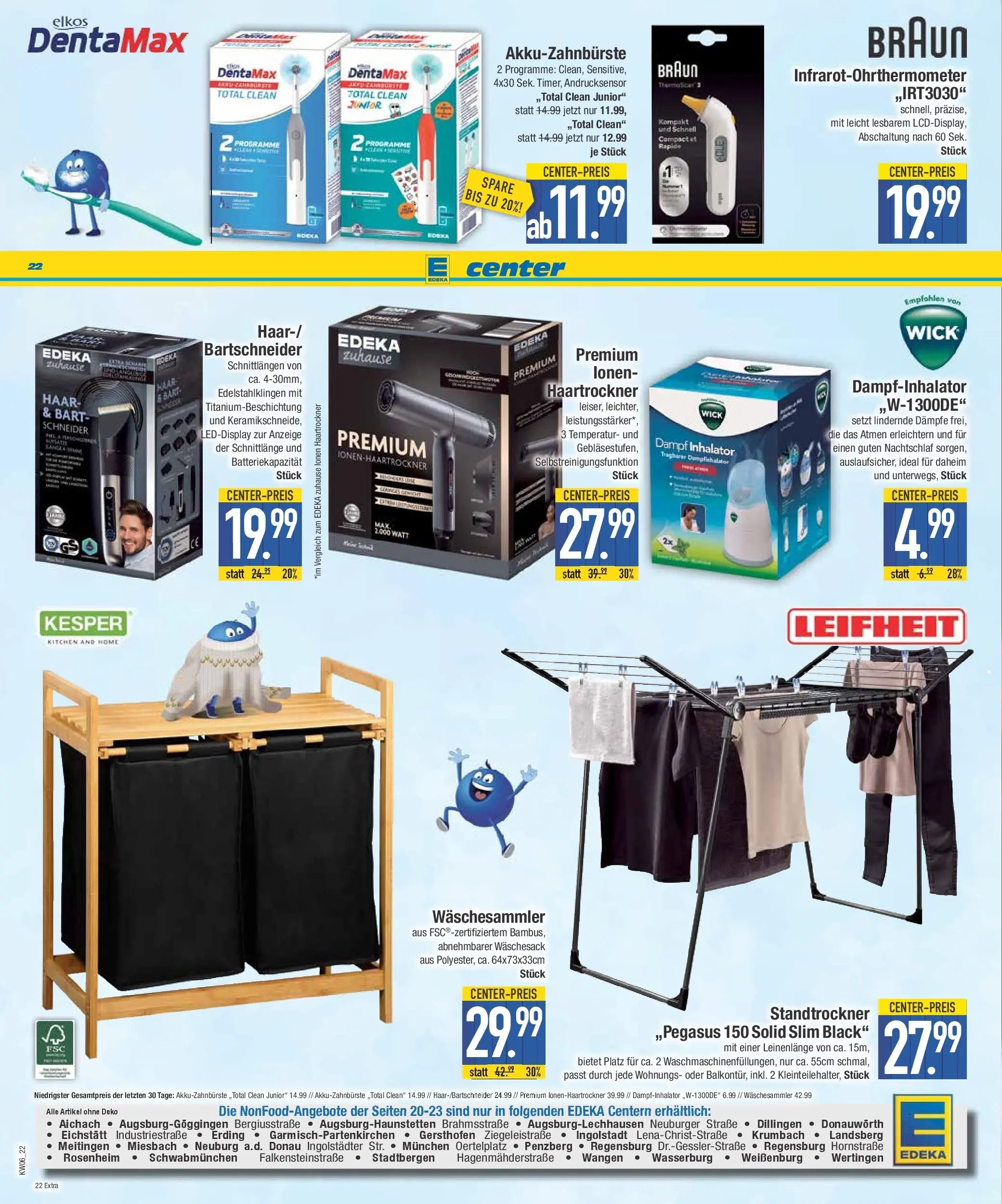 Edeka prospekt Krumbach	 (ab 01.02.2026) » Angebote Online | Seite: 22 | Produkte: Thermometer, Haartrockner