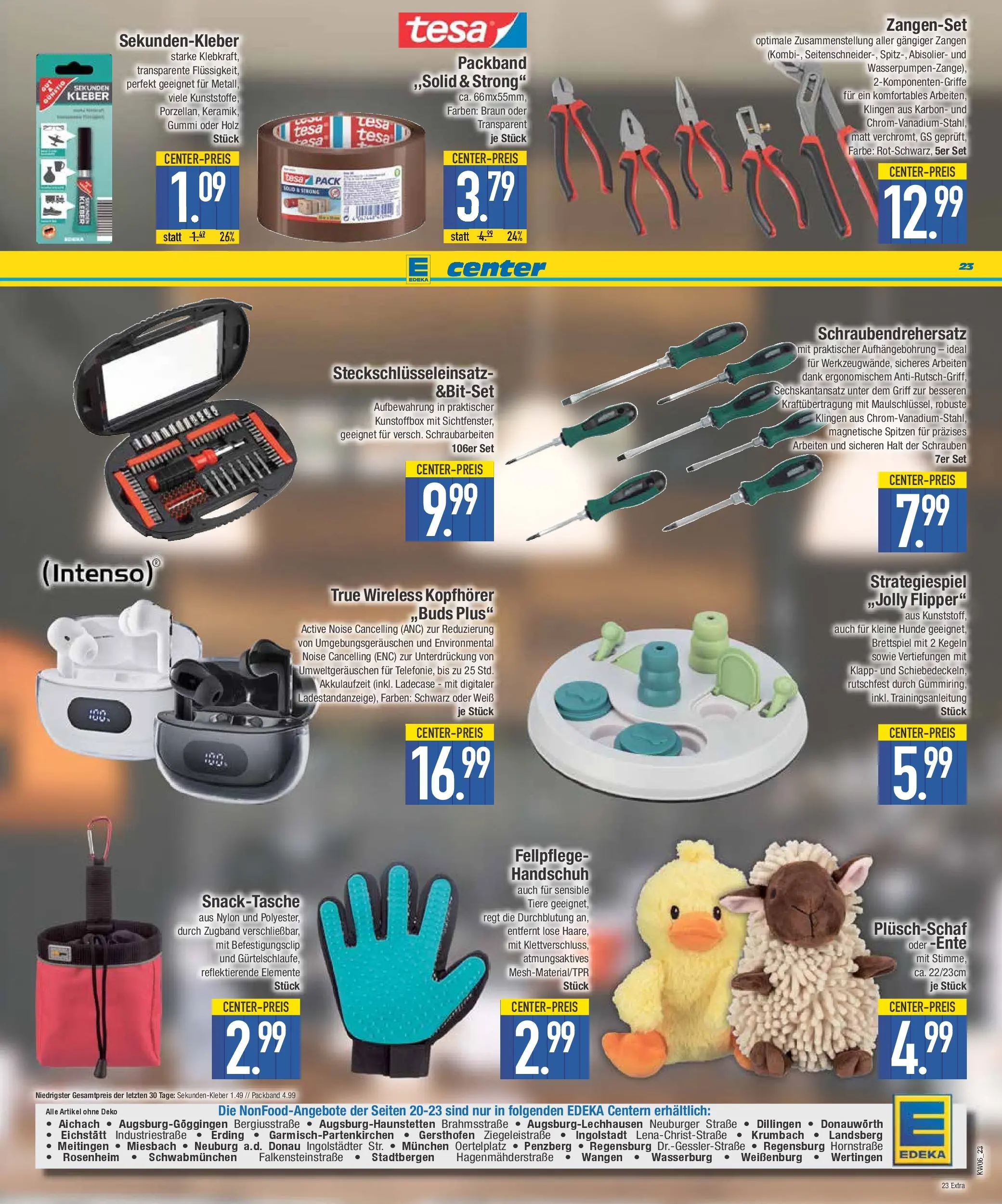 Edeka prospekt Krumbach	 (ab 01.02.2026) » Angebote Online | Seite: 23 | Produkte: Ente, Kopfhörer