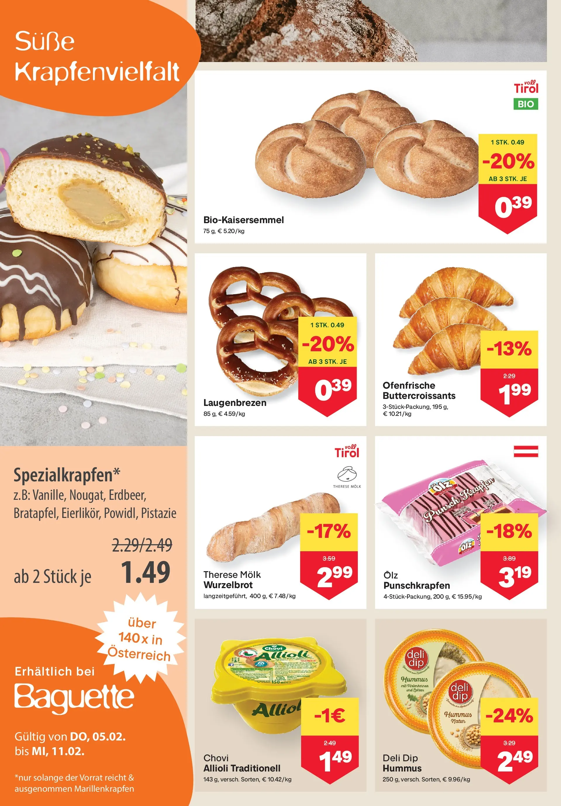 MPREIS St.Gallenkirch von 05.02.2026 - Aktuelle Angebote | Seite: 4 | Produkte: Rizsliszt, Jääkaappipakastin