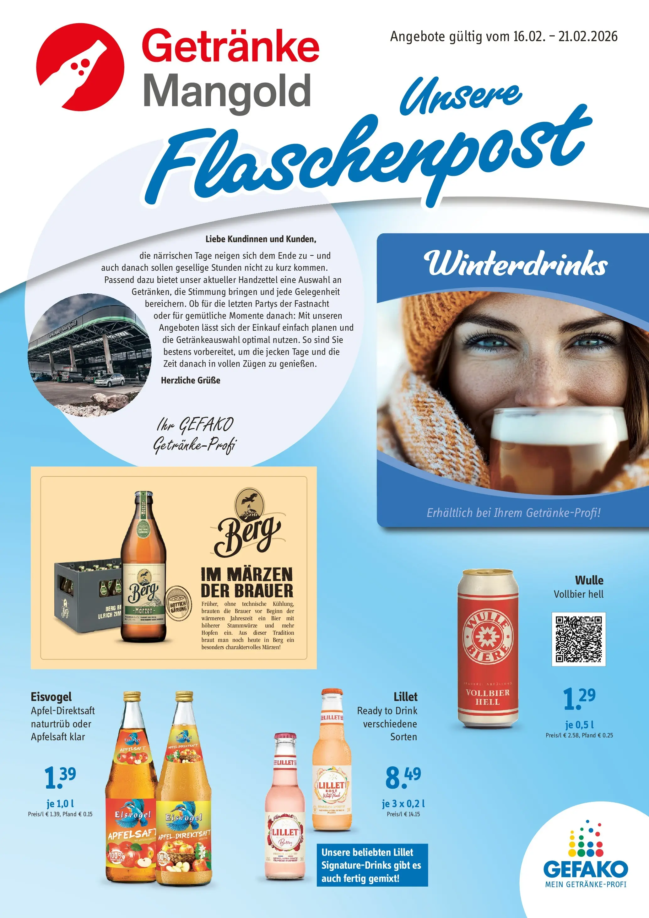 Angebote - Getränke Mangold: Angebote (ab 14.02.2026) zum Blättern | Seite: 1