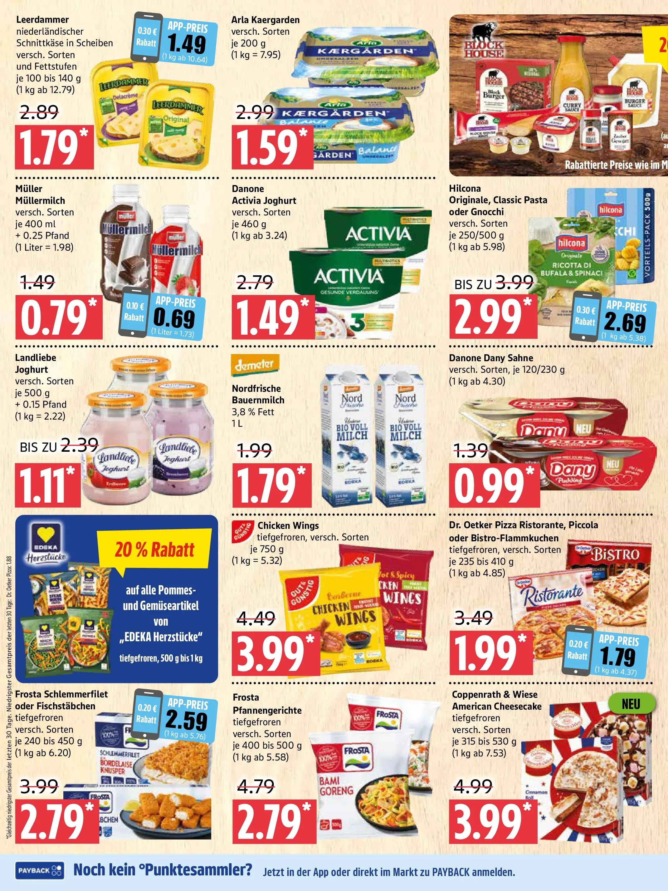 Edeka prospekt Prenzlau	 (ab 02.02.2026) » Angebote Online | Seite: 4 | Produkte: Ristorante, Danone activia, Fischstabchen, Landliebe joghurt