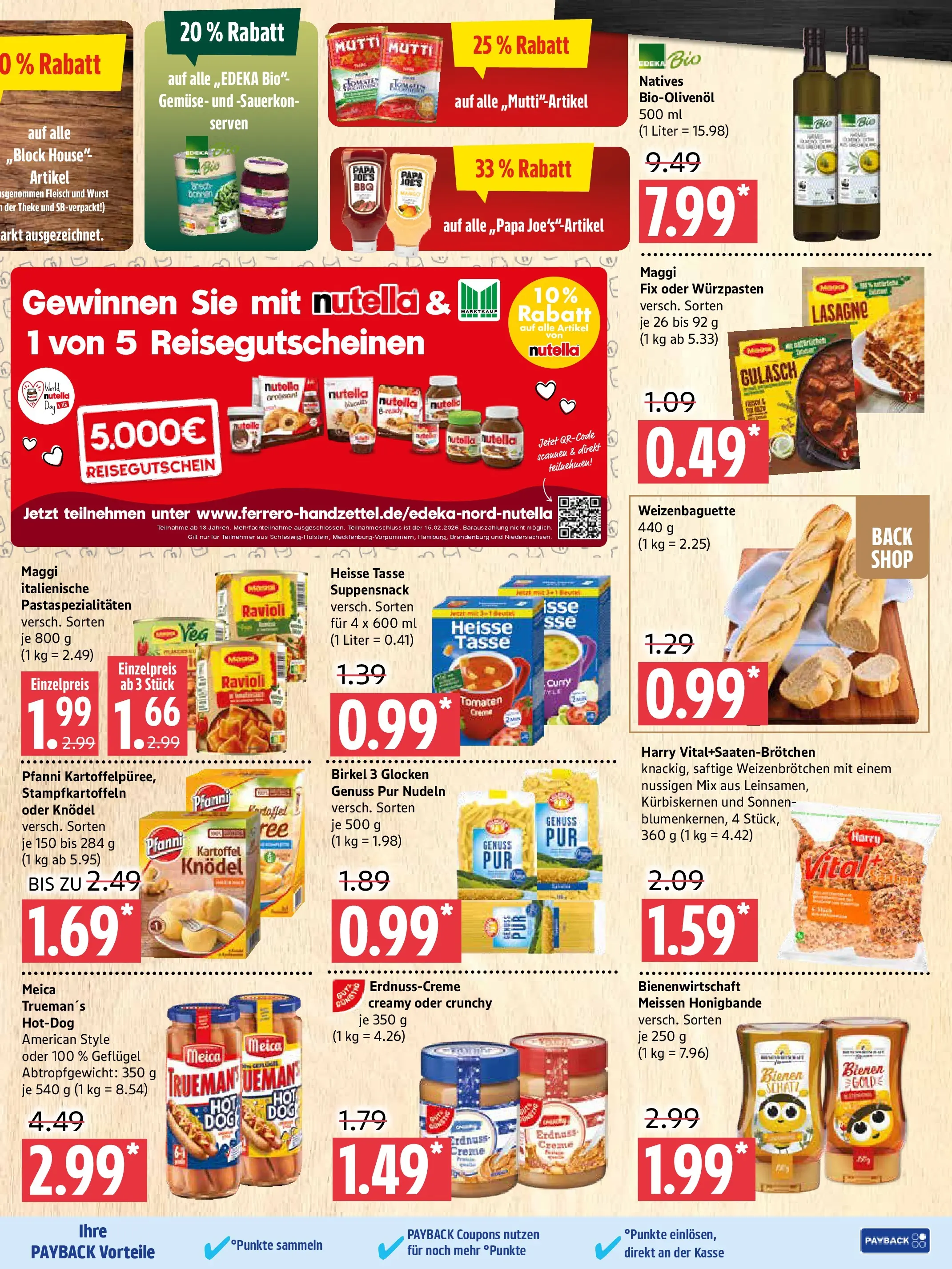 Edeka prospekt Prenzlau	 (ab 02.02.2026) » Angebote Online | Seite: 5 | Produkte: Gulasch, Wurst, Maggi fix, Nudeln