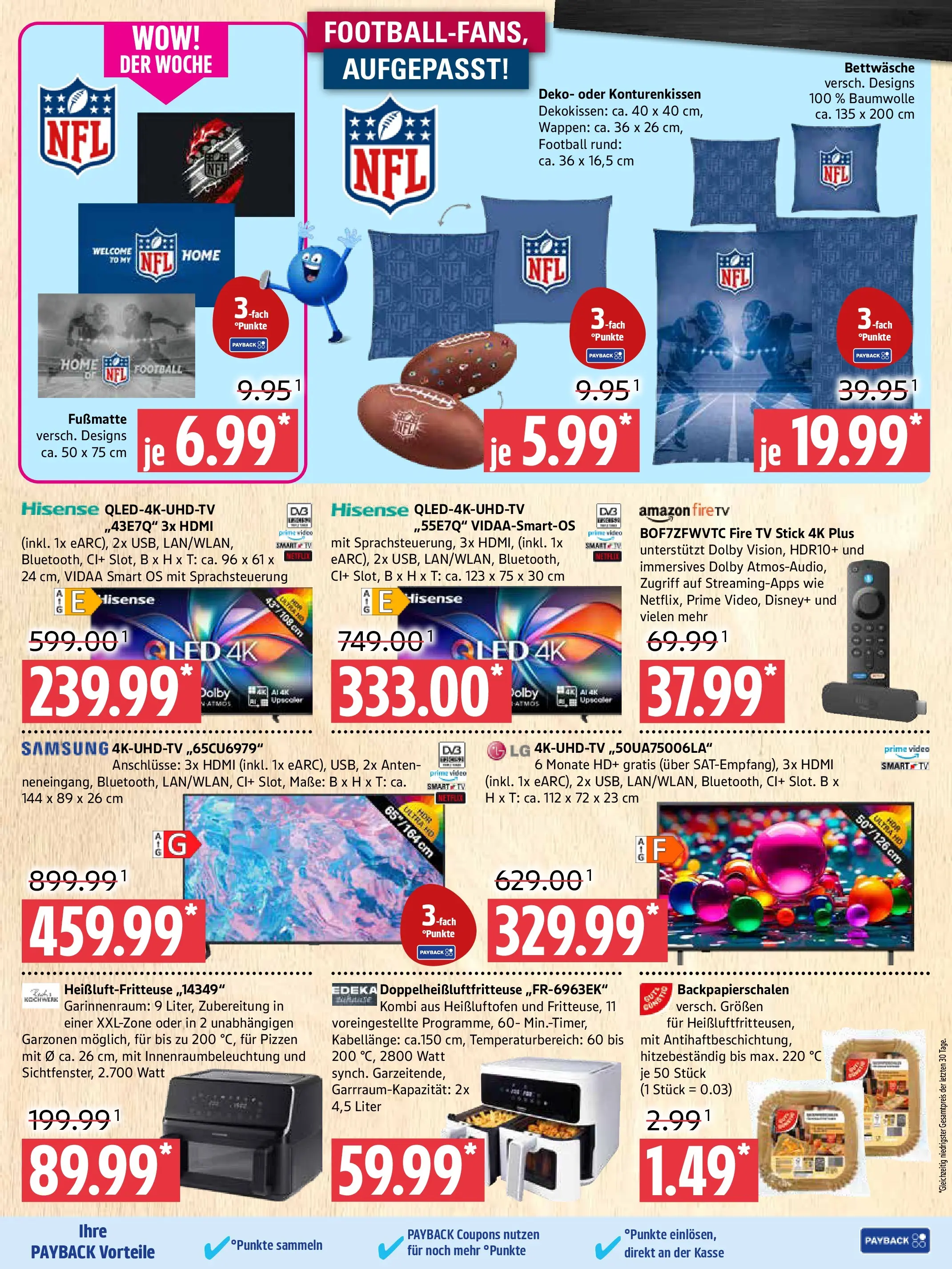 Edeka prospekt Prenzlau	 (ab 02.02.2026) » Angebote Online | Seite: 9 | Produkte: Fußmatte, Samsung, Smart TV, TV