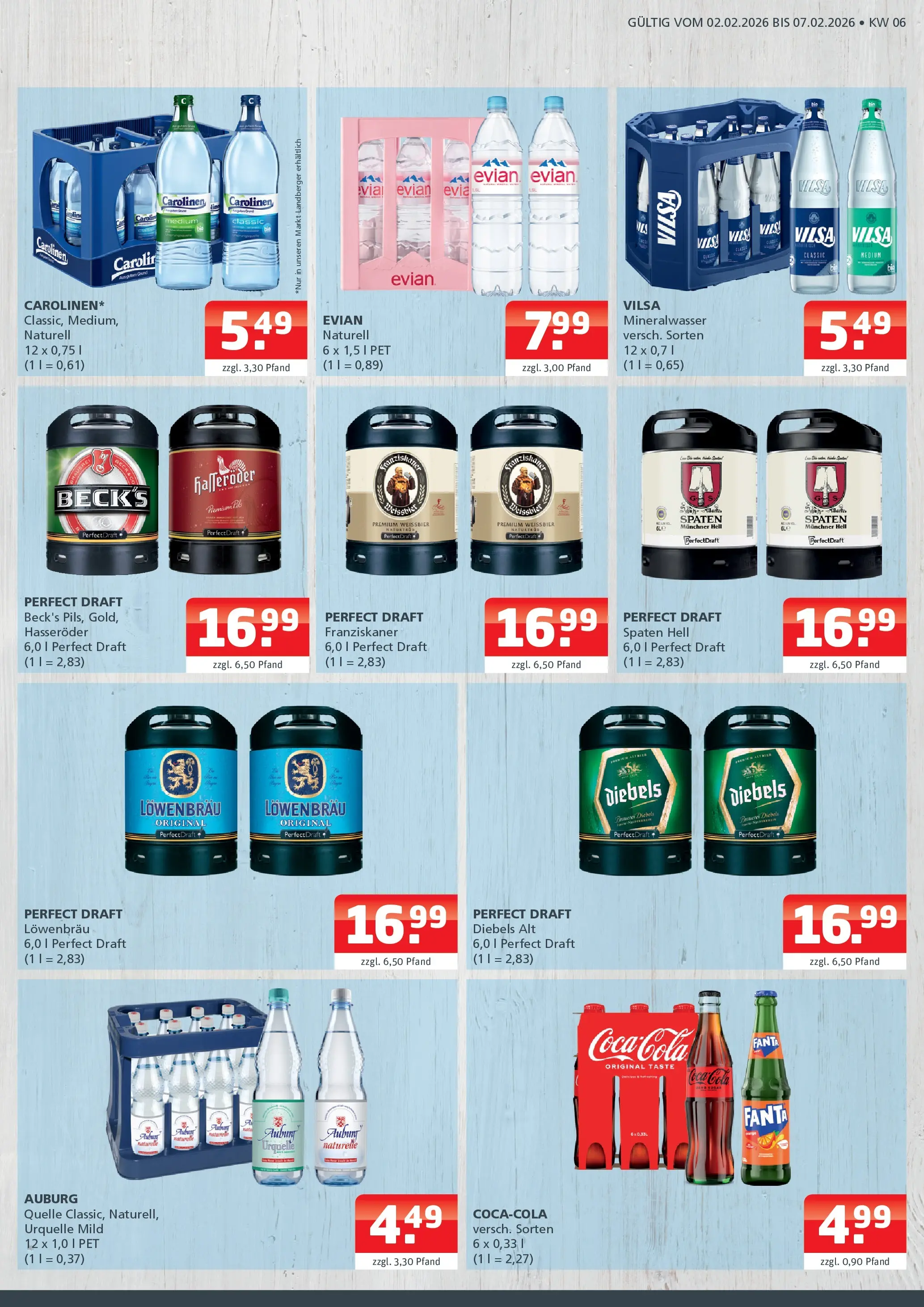 Angebote - Getränke Ellerkamp: Getränkeangebote (ab 01.02.2026) zum Blättern | Seite: 3