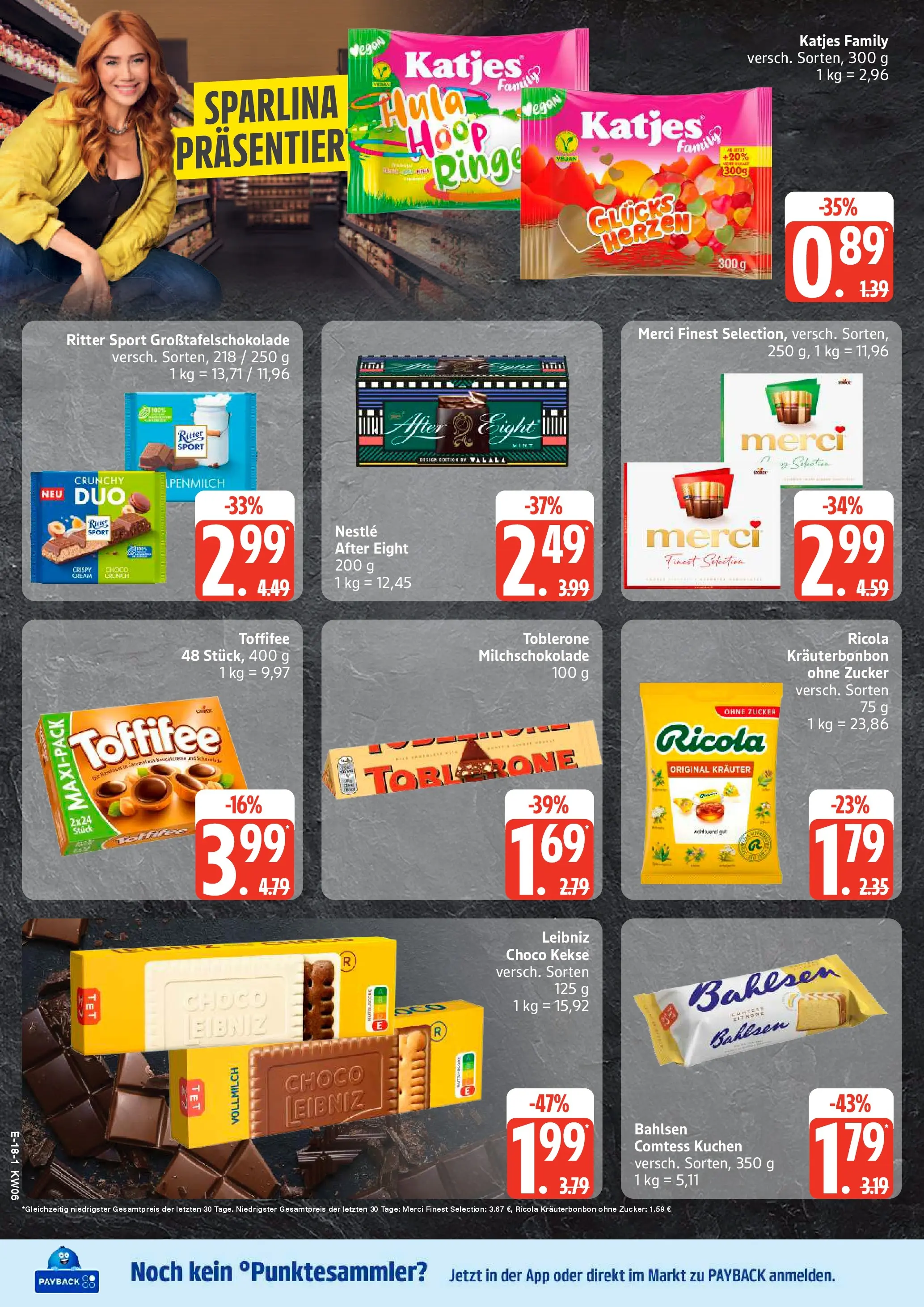 Edeka prospekt Hamburg	 (ab 01.02.2026) » Angebote Online | Seite: 18 | Produkte: Merci, Katjes, Toffifee, Kuchen