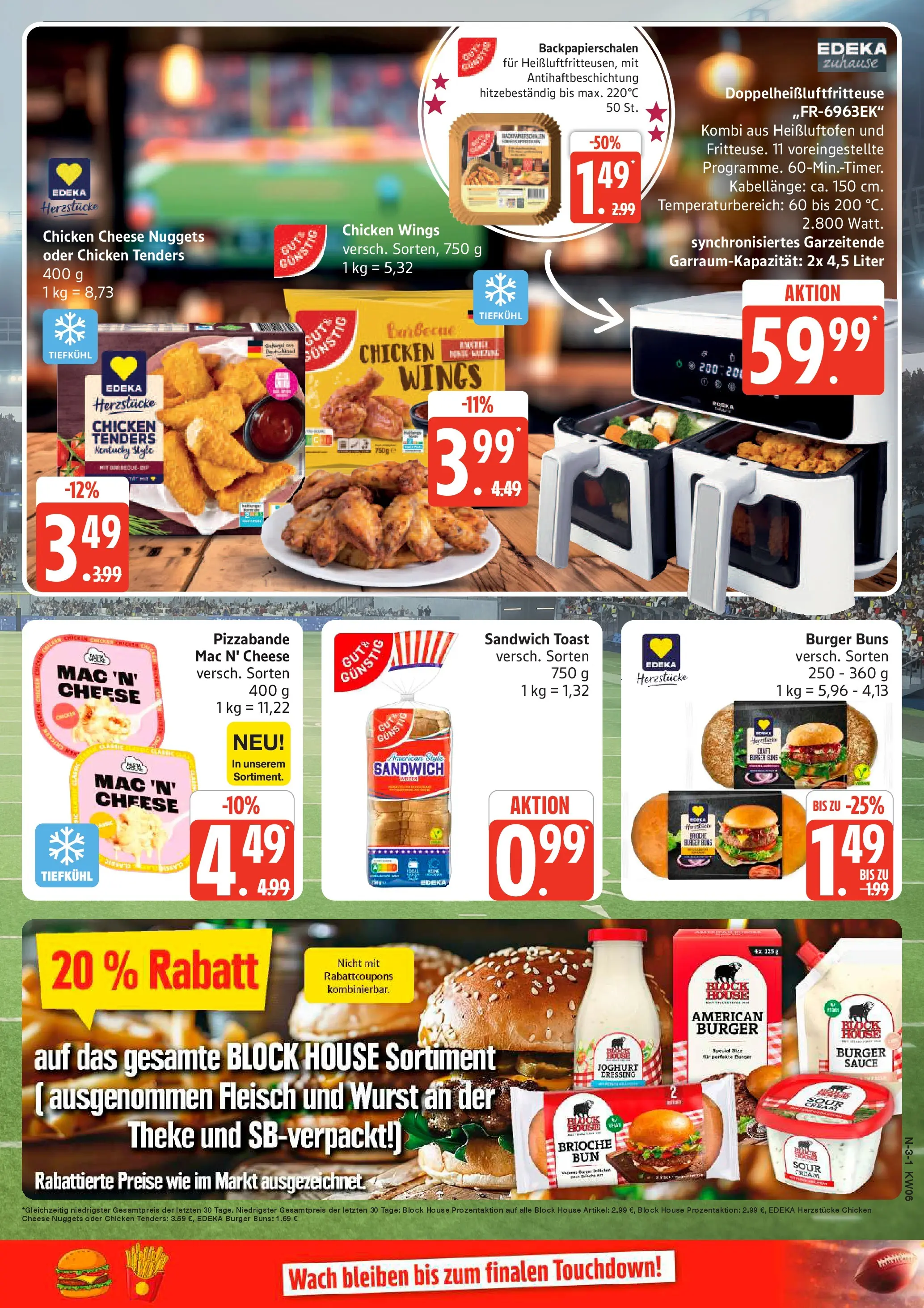 Edeka prospekt Cuxhaven	 (ab 01.02.2026) » Angebote Online | Seite: 3 | Produkte: Toast, Dressing, Burger bun, Wurst