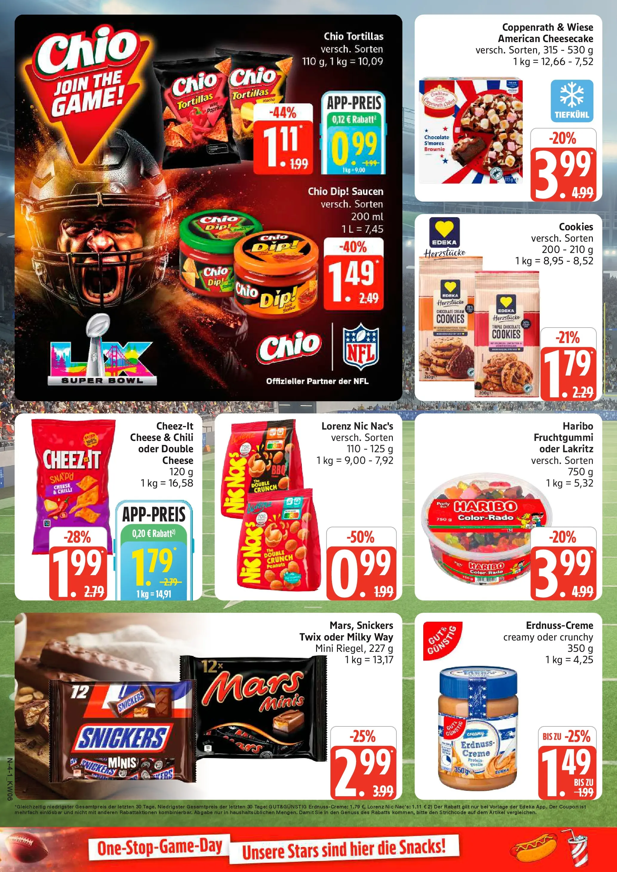 Edeka prospekt Cuxhaven	 (ab 01.02.2026) » Angebote Online | Seite: 4 | Produkte: Snickers, Creme, Mars, Chili