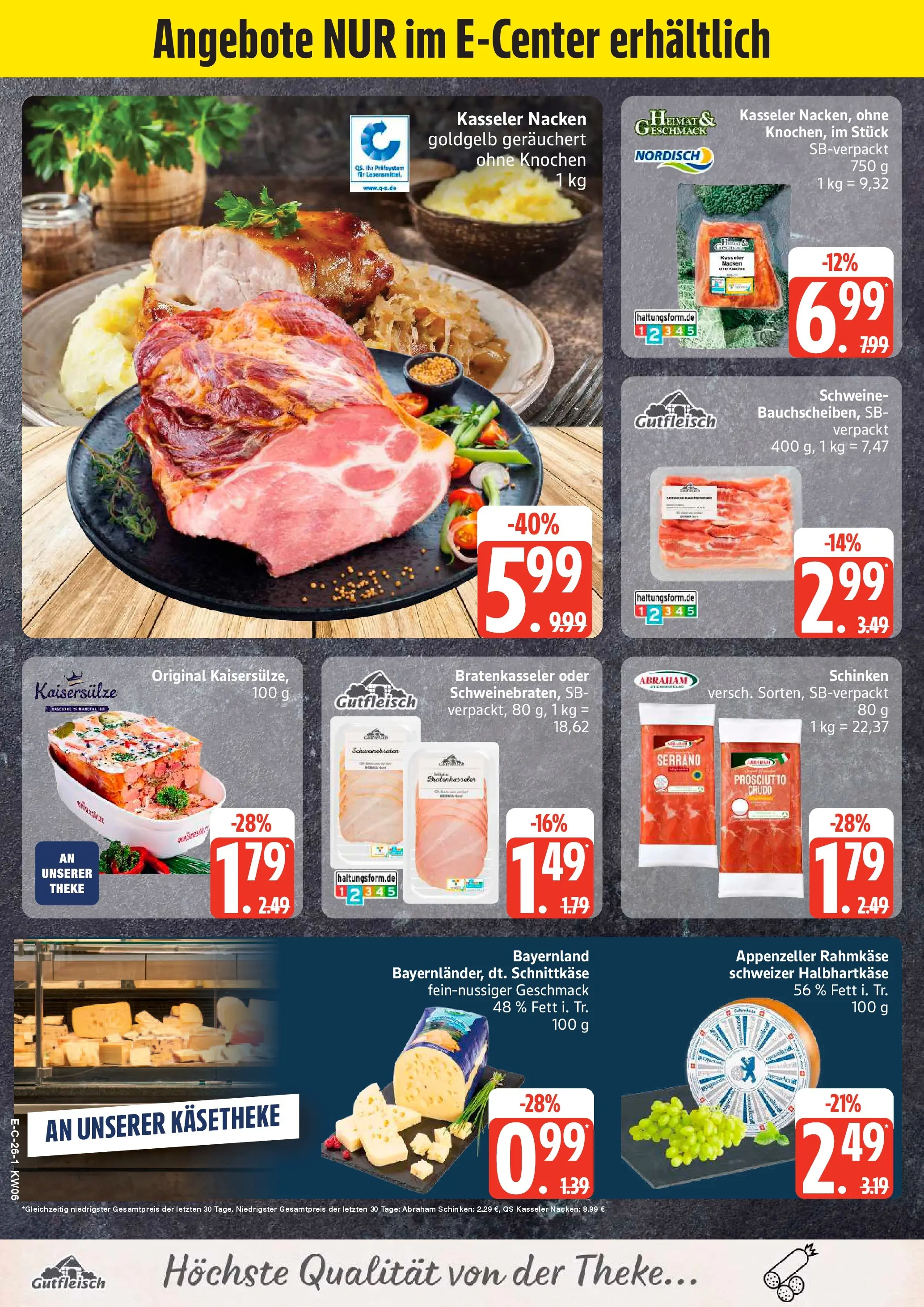 Edeka prospekt Hamburg	 (ab 01.02.2026) » Angebote Online | Seite: 26 | Produkte: Theke, Kasseler nacken, Schinken