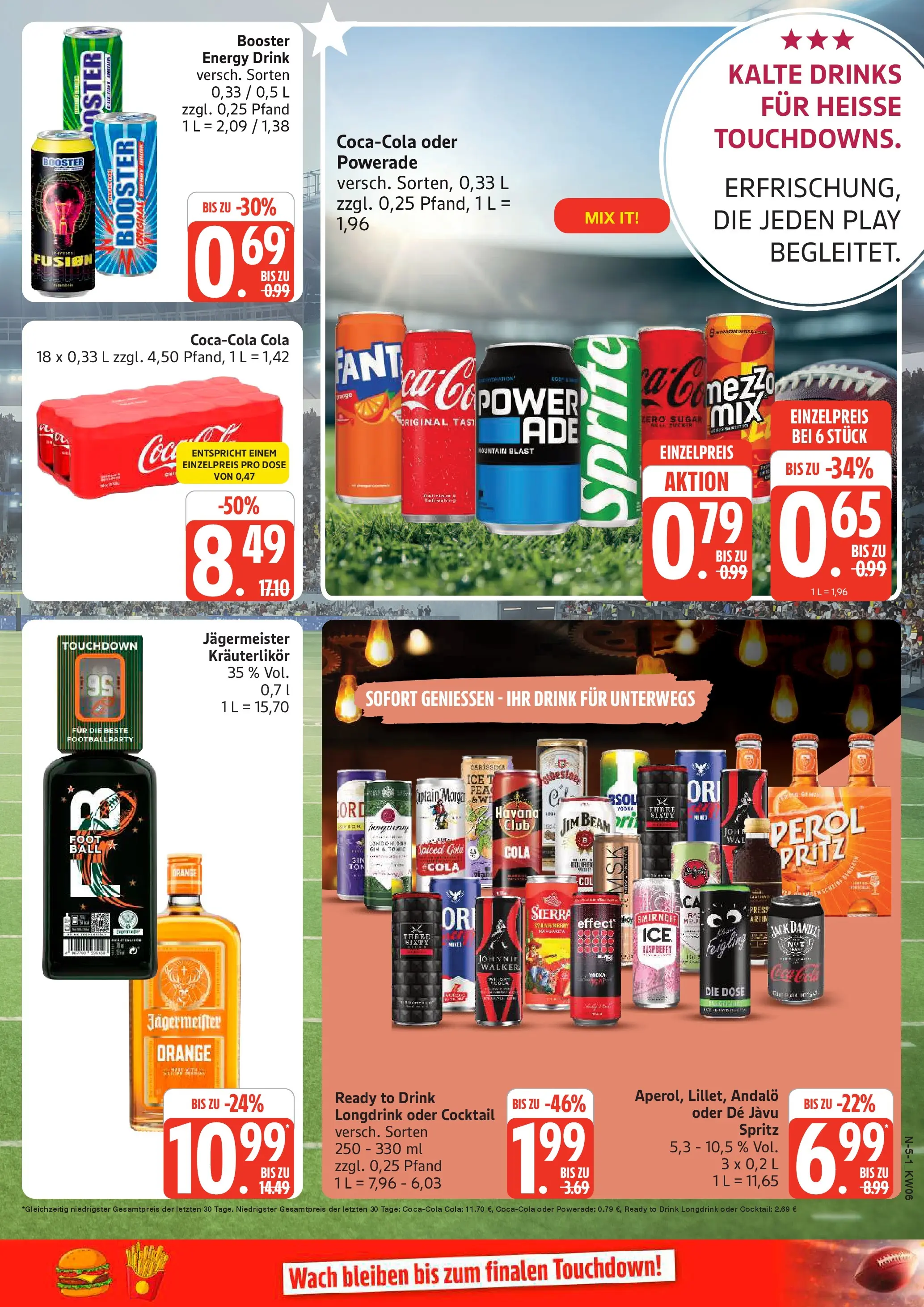 Edeka prospekt Cuxhaven	 (ab 01.02.2026) » Angebote Online | Seite: 5 | Produkte: Sprite, Powerade, Smirnoff, Gin