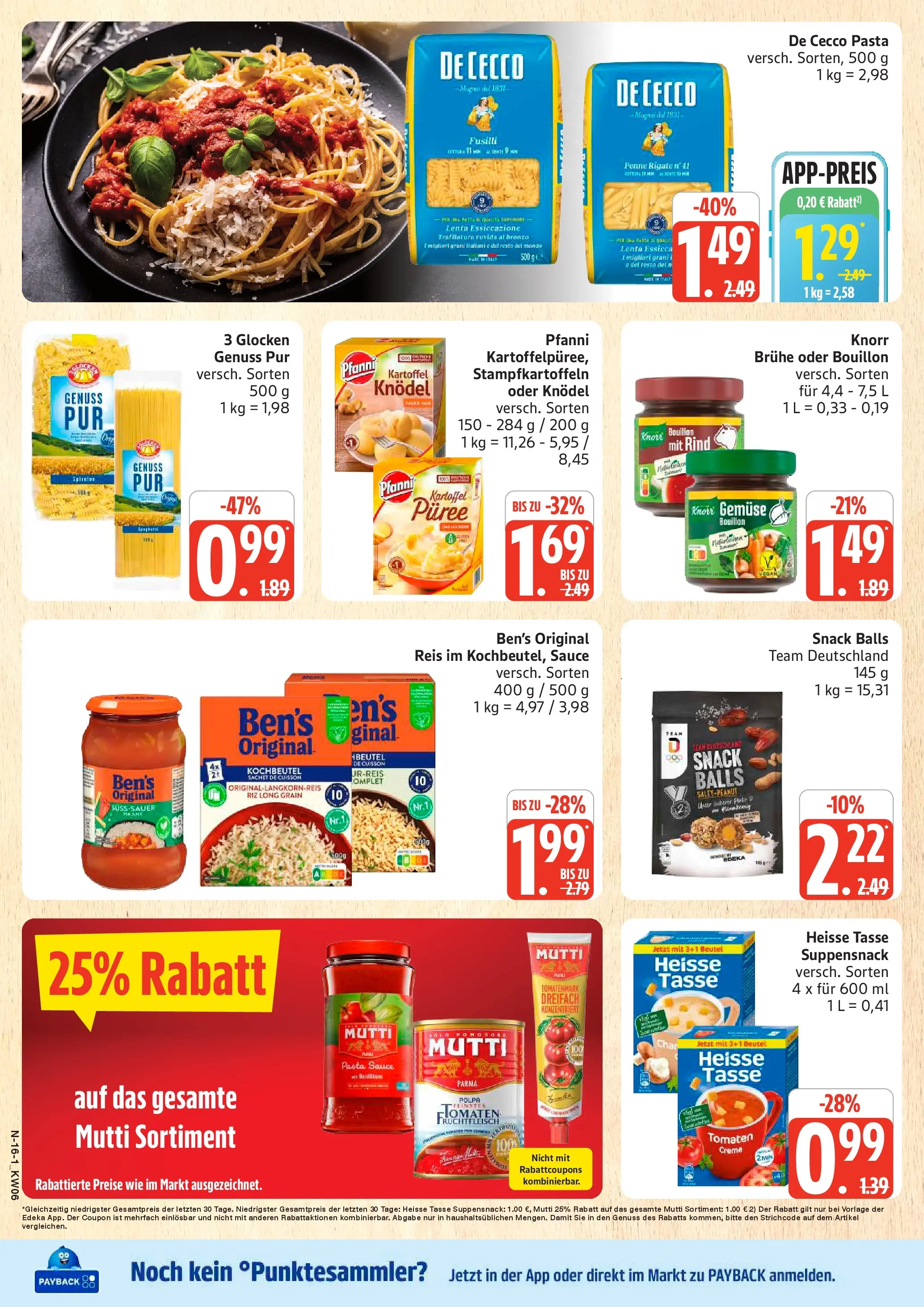 Edeka prospekt Cuxhaven	 (ab 01.02.2026) » Angebote Online | Seite: 16 | Produkte: Tomaten, Creme, Gemüse, Pasta