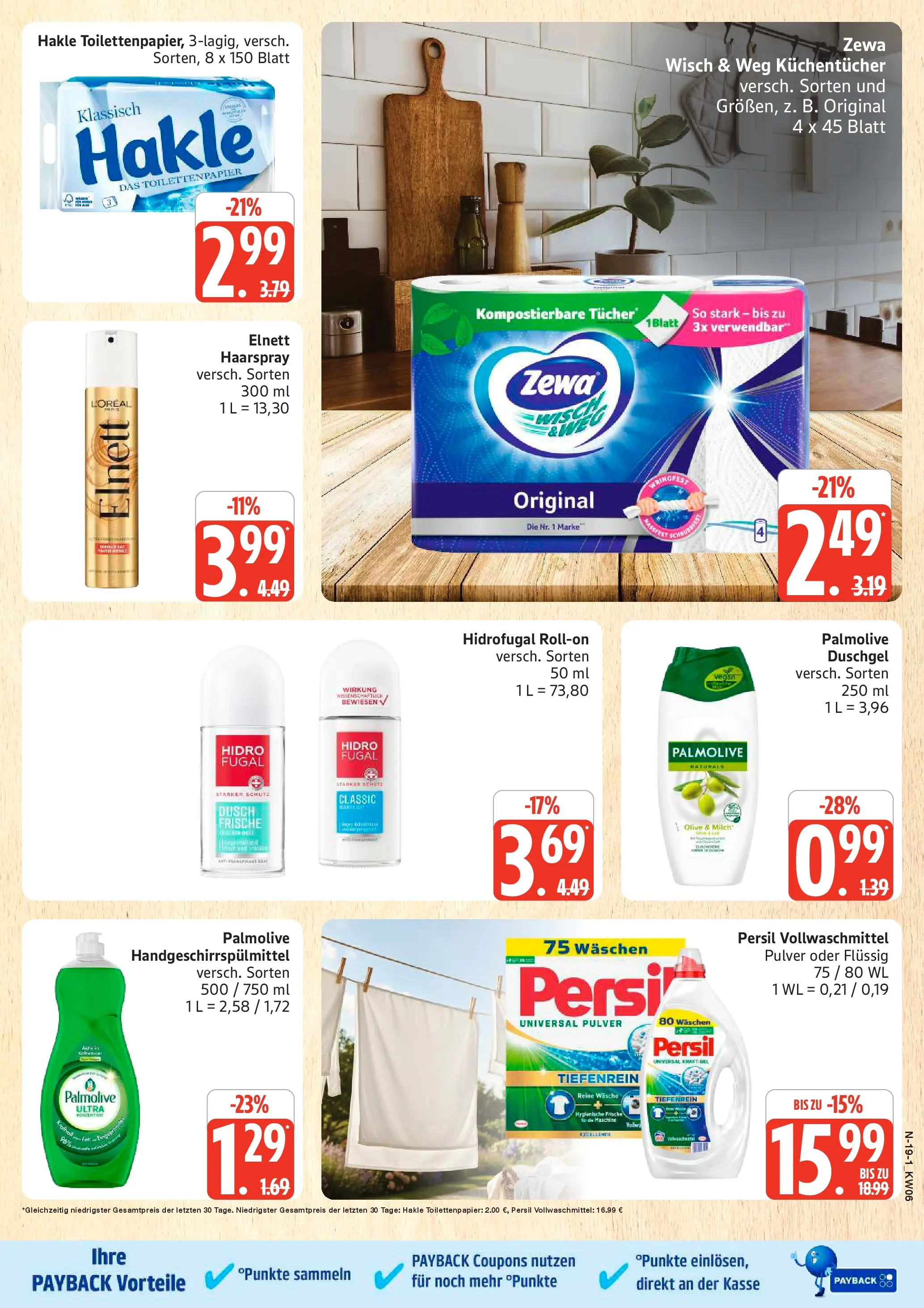 Edeka prospekt Cuxhaven	 (ab 01.02.2026) » Angebote Online | Seite: 19 | Produkte: Duschgel, Deodorant, Persil, Toilettenpapier