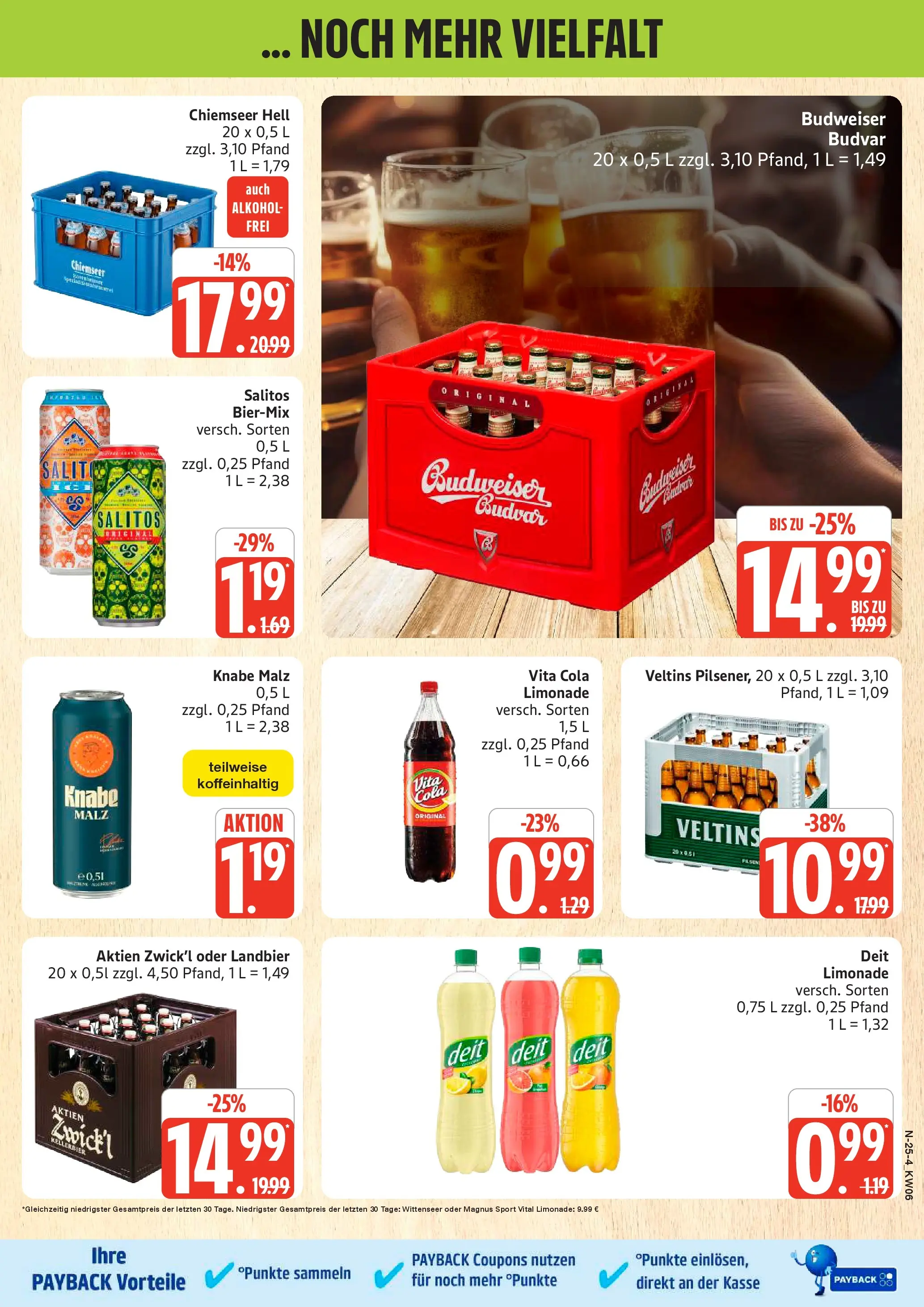 Edeka prospekt Rostock	 (ab 01.02.2026) » Angebote Online | Seite: 25 | Produkte: Cola, Limonade, Vita cola, Veltins